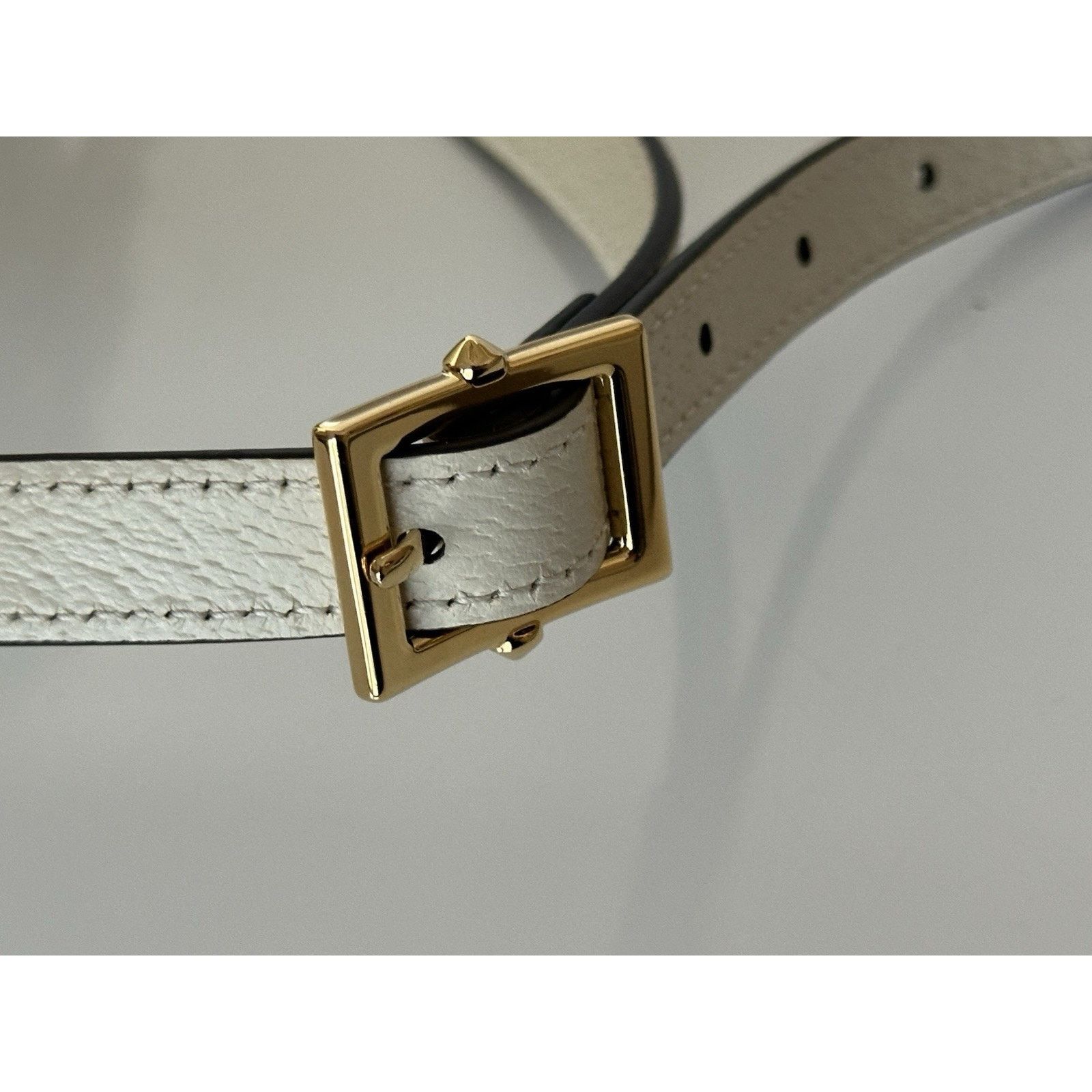 Gucci Gucci Ophidia Leather GG Web White Small Shoulder Bag 719881 Size ONE SIZE - 11 Thumbnail