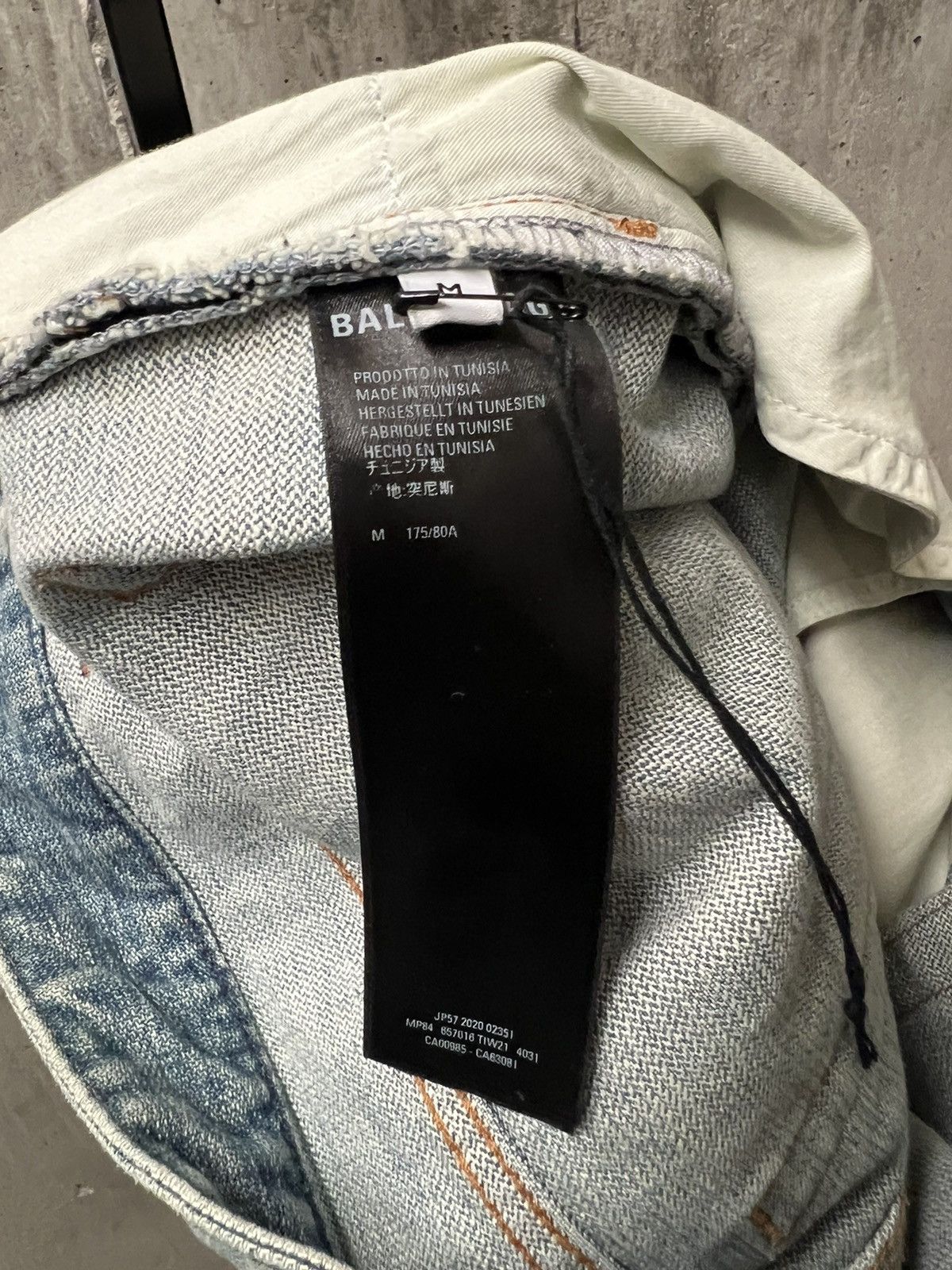 Balenciaga Balenciaga SS21 Hybrid Flannel Shirt Denim Jeans Size US 34 / EU 50 - 6 Thumbnail