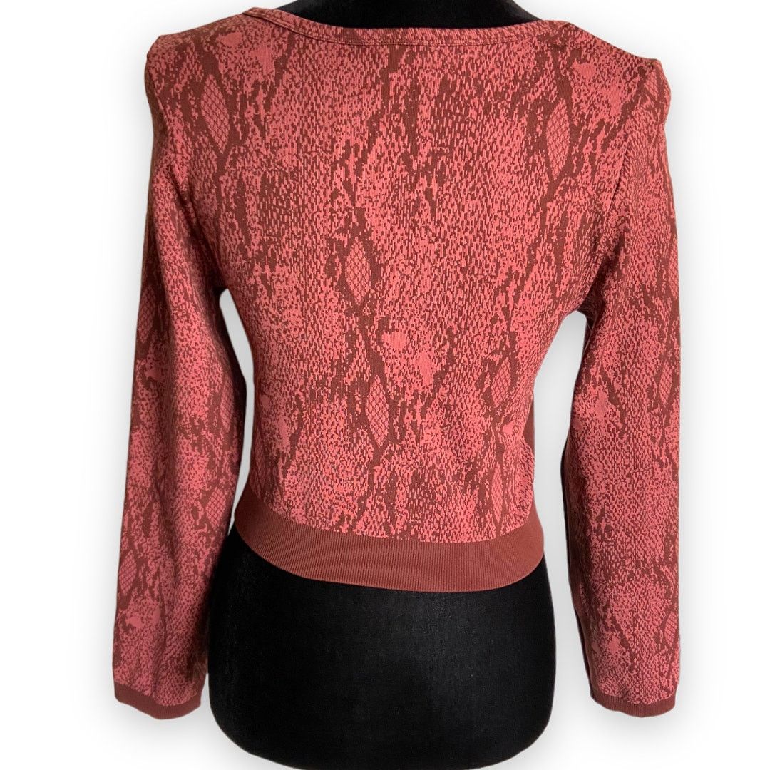 Other Fabletics Kamila Seamless Long-Sleeve Top Cherry Mocha L Size L / US 10 / IT 46 - 5 Thumbnail