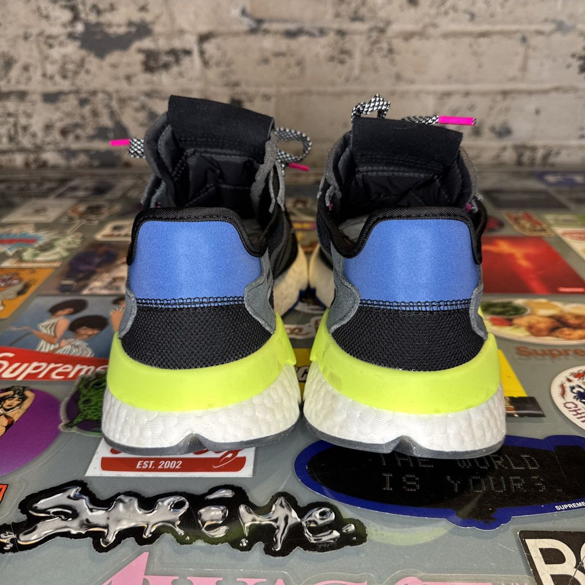 Adidas × Sneakersnstuff Adidas Nite Jogger Size 9.5 EE9462 SNS Exclusive Black Used Size US 9.5 / EU 42-43 - 2 Thumbnail