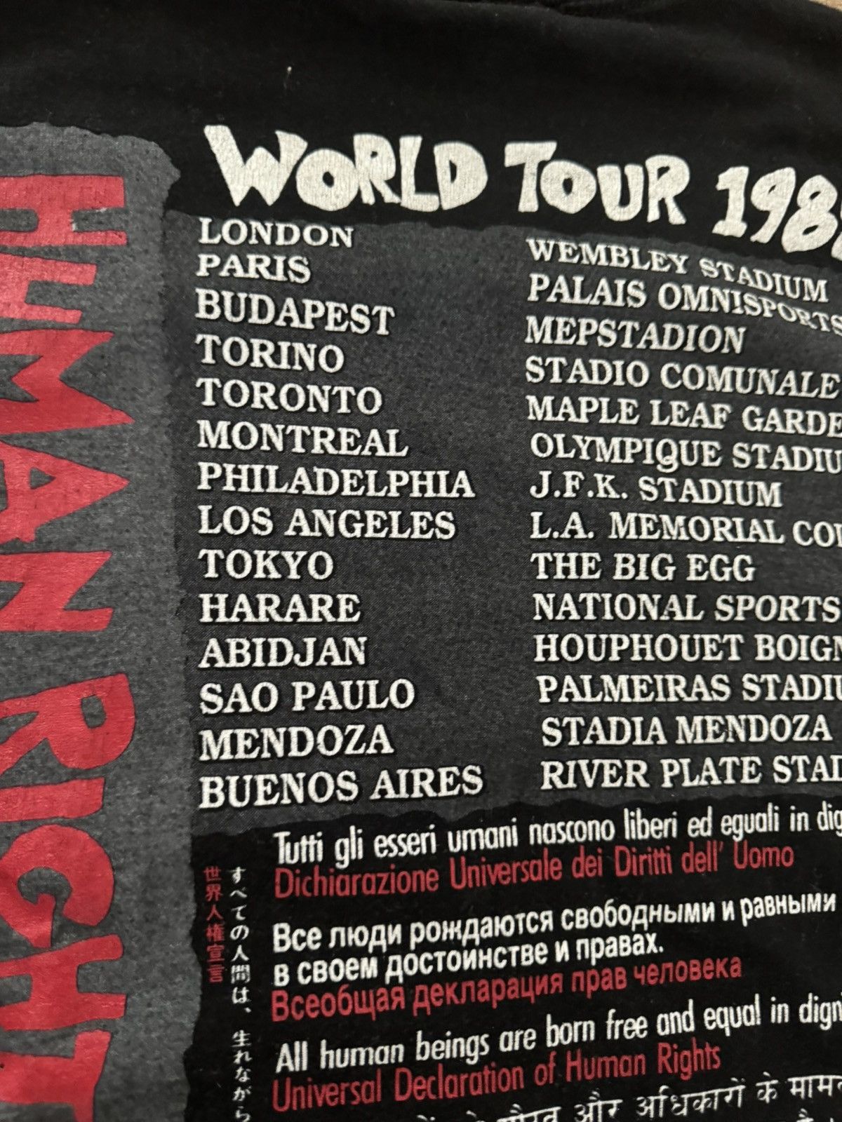 Reebok Human Rights Now! Reebok 1988 World Tour Concert Tee Large Size US L / EU 52-54 / 3 - 11 Thumbnail