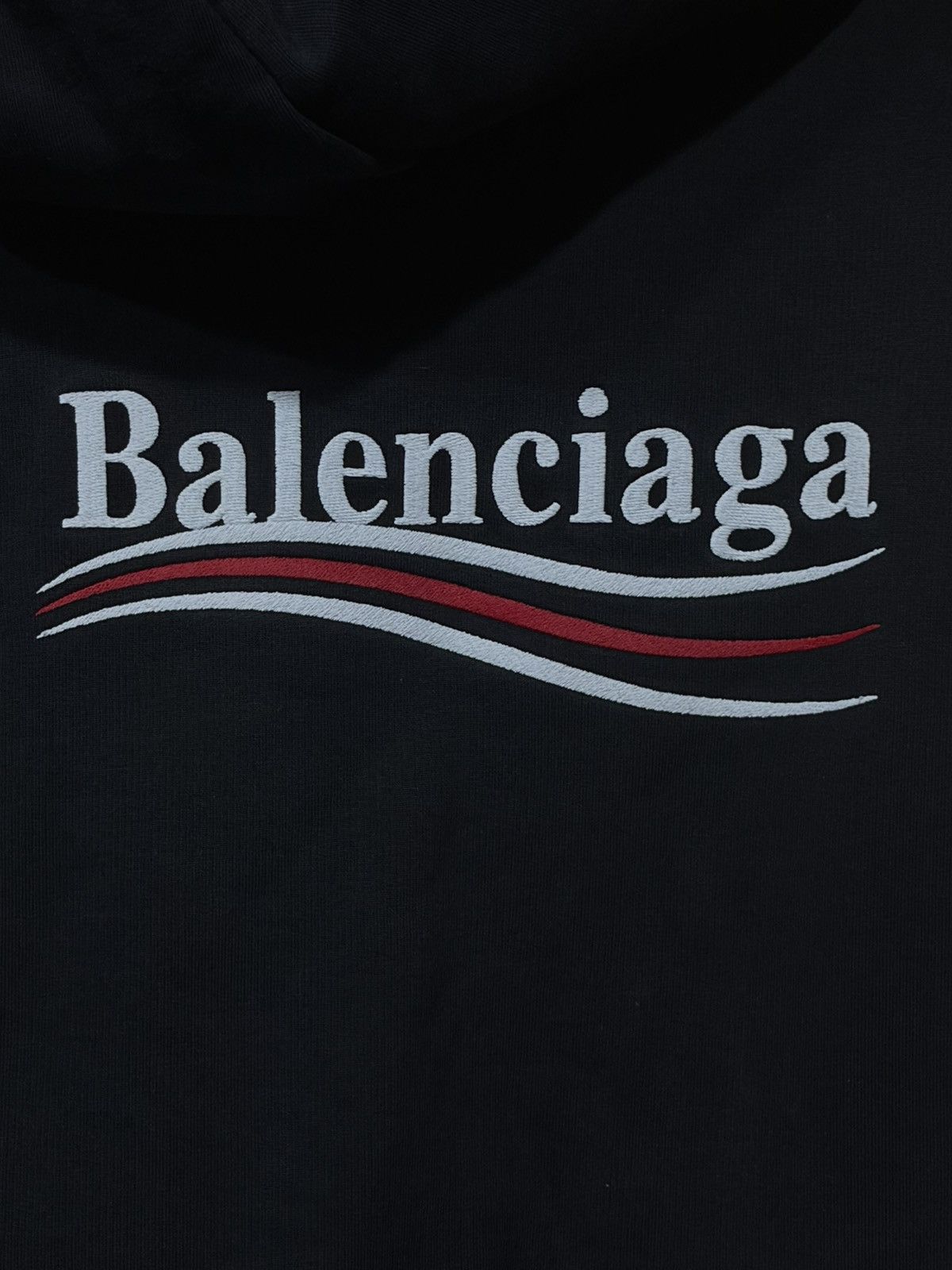 Balenciaga balenciaga campaign embroidered logo hoodie Size US L / EU 52-54 / 3 - 4 Thumbnail