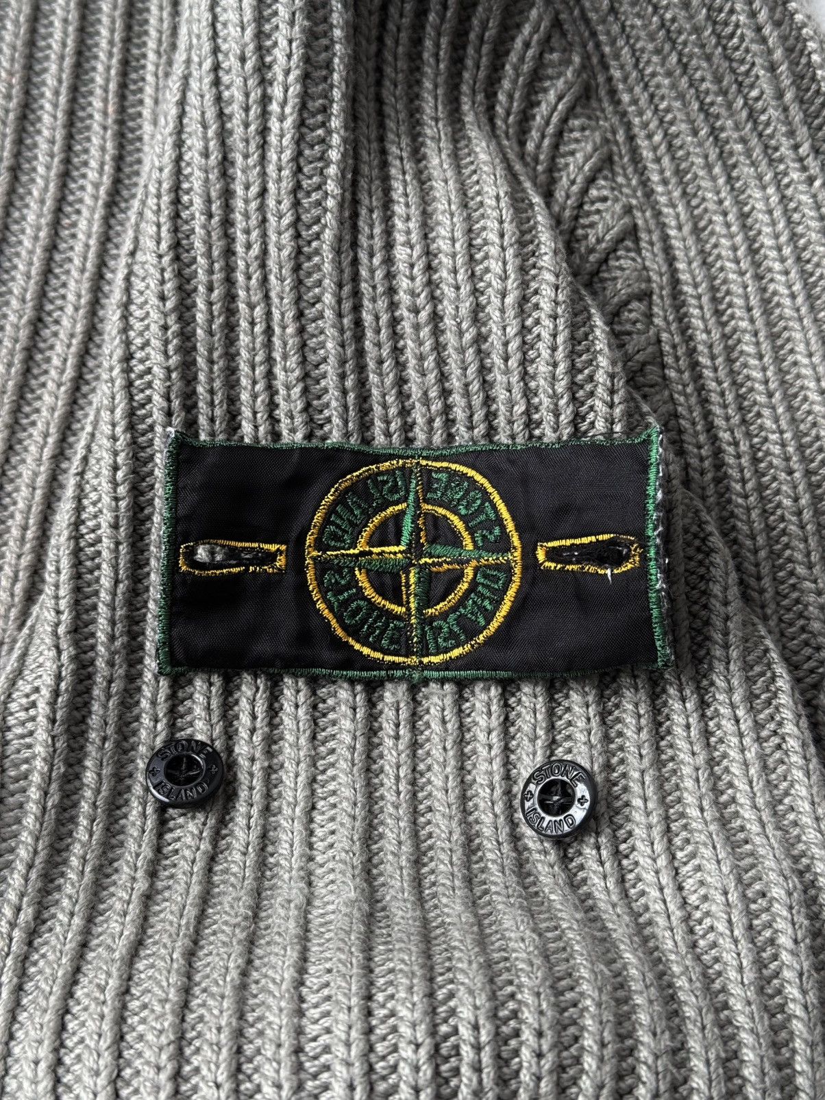 Stone Island Vintage Stone island Knitwear Zip Up Sweater Size US XL / EU 56 / 4 - 8 Thumbnail