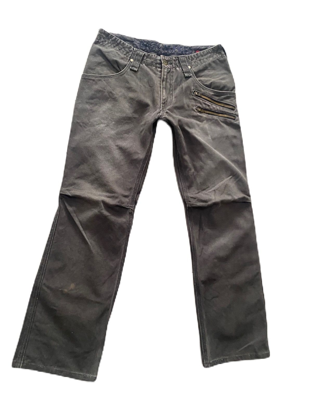 Japanese Brand JAPANESE BRAND BACK NUMBER DUCK CANVAS PANTS WORK WEAR STYLE Size US 30 / EU 46 - 2 Thumbnail