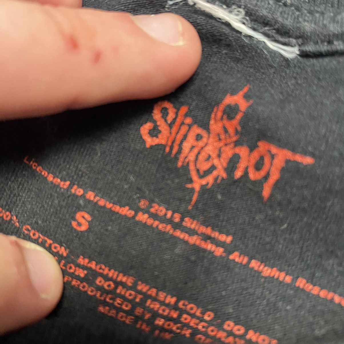 Band Tees Vintage Slipknot 2016 The Grey Chapter Overprinted tee Size US S / EU 44-46 / 1 - 10 Thumbnail