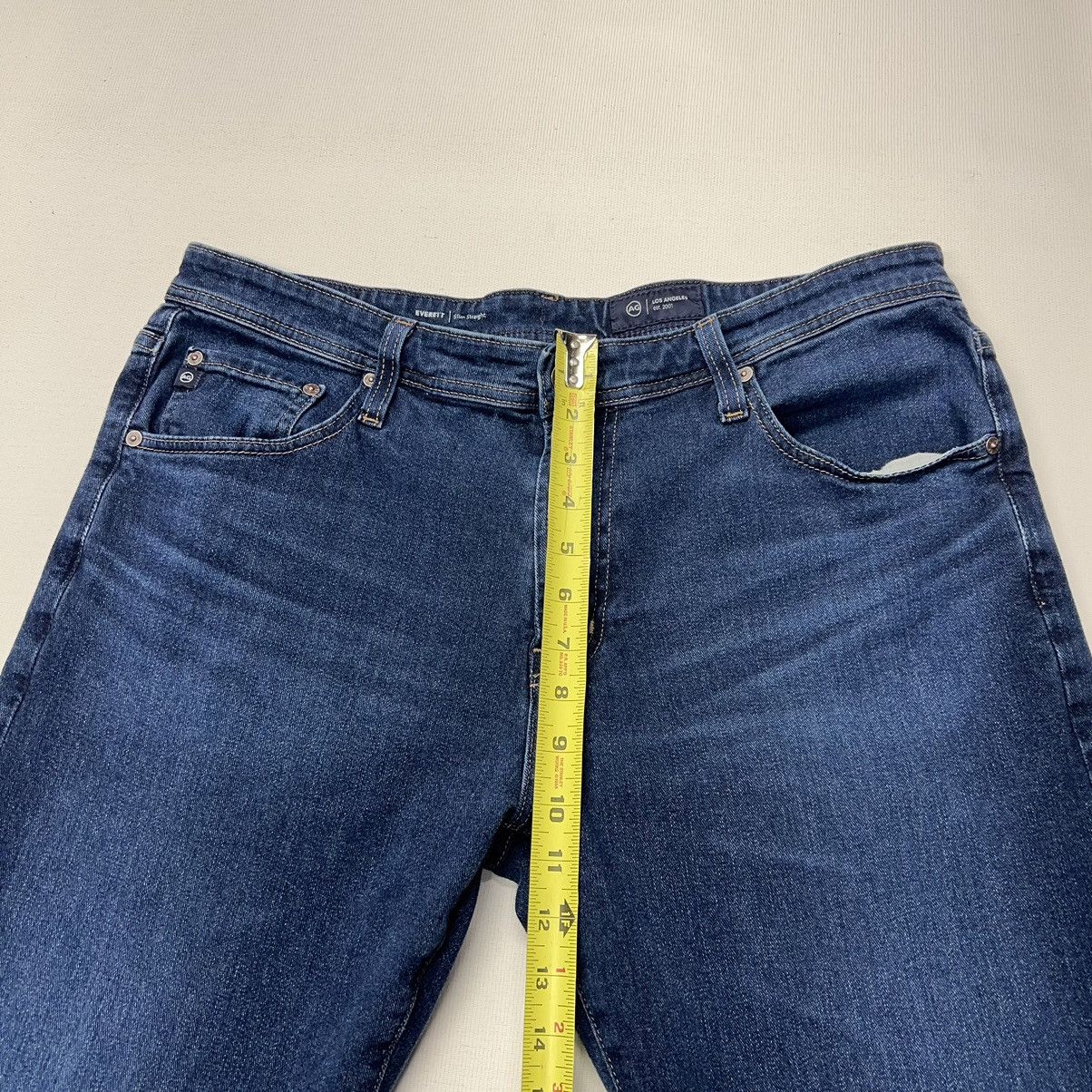 AG Adriano Goldschmied AG Adriano Goldschmied Jeans Blue Everett Slim Straight Size US 36 / EU 52 - 20 Thumbnail