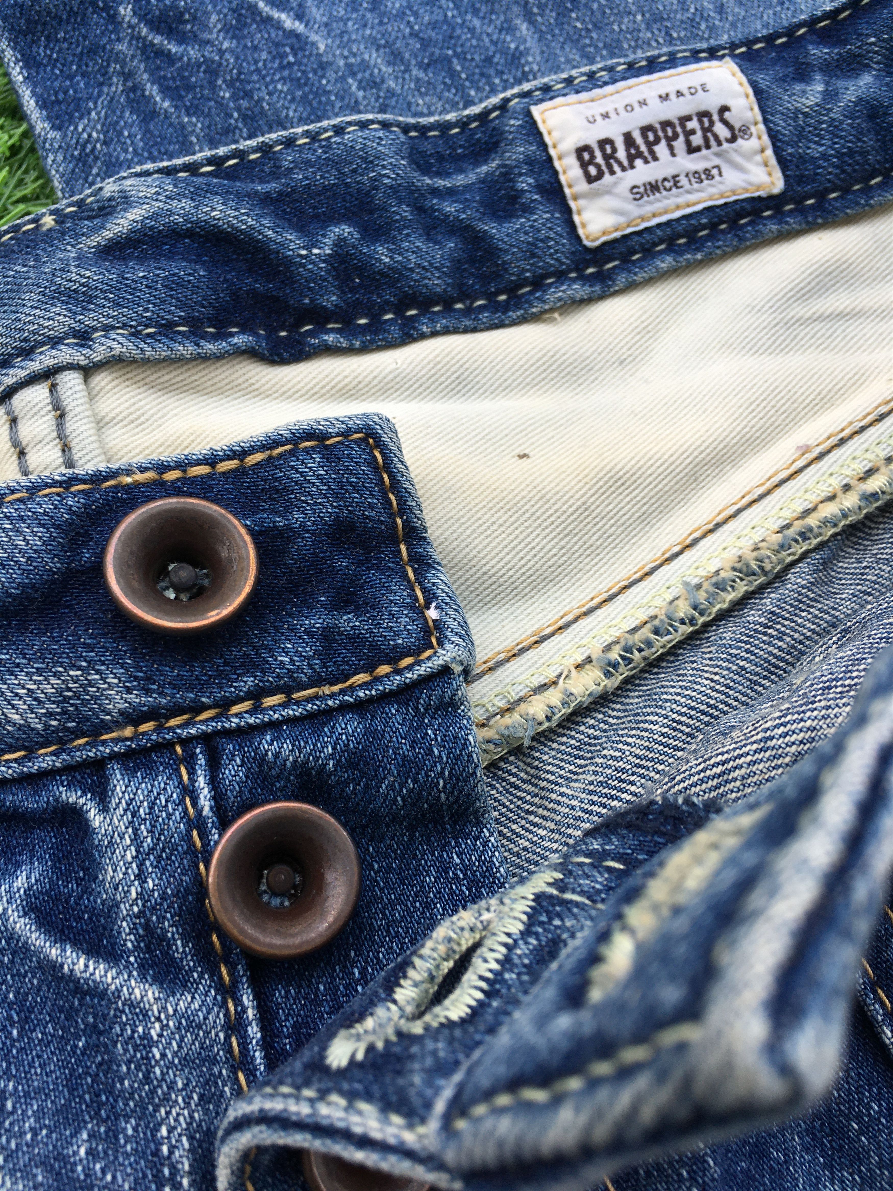Japanese Brand Low Rise Distressed Bootcut Jeans #D1356 Size US 28 / EU 44 - 14 Thumbnail