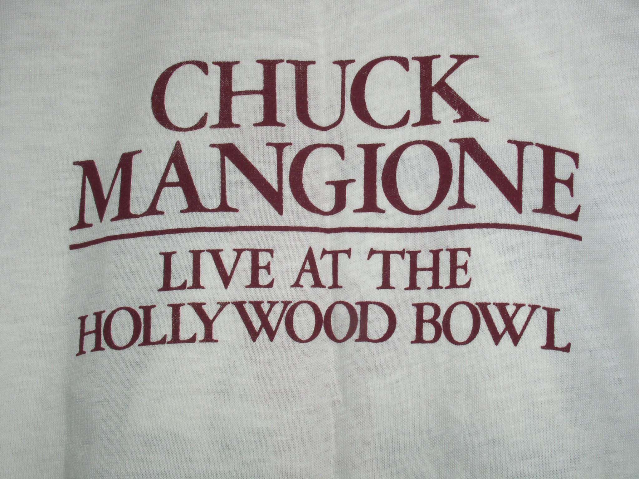 Band Tees Chuck Mangione Autographed Concert Shirt 1979 Hollywood Bowl Size US XL / EU 56 / 4 - 5 Thumbnail
