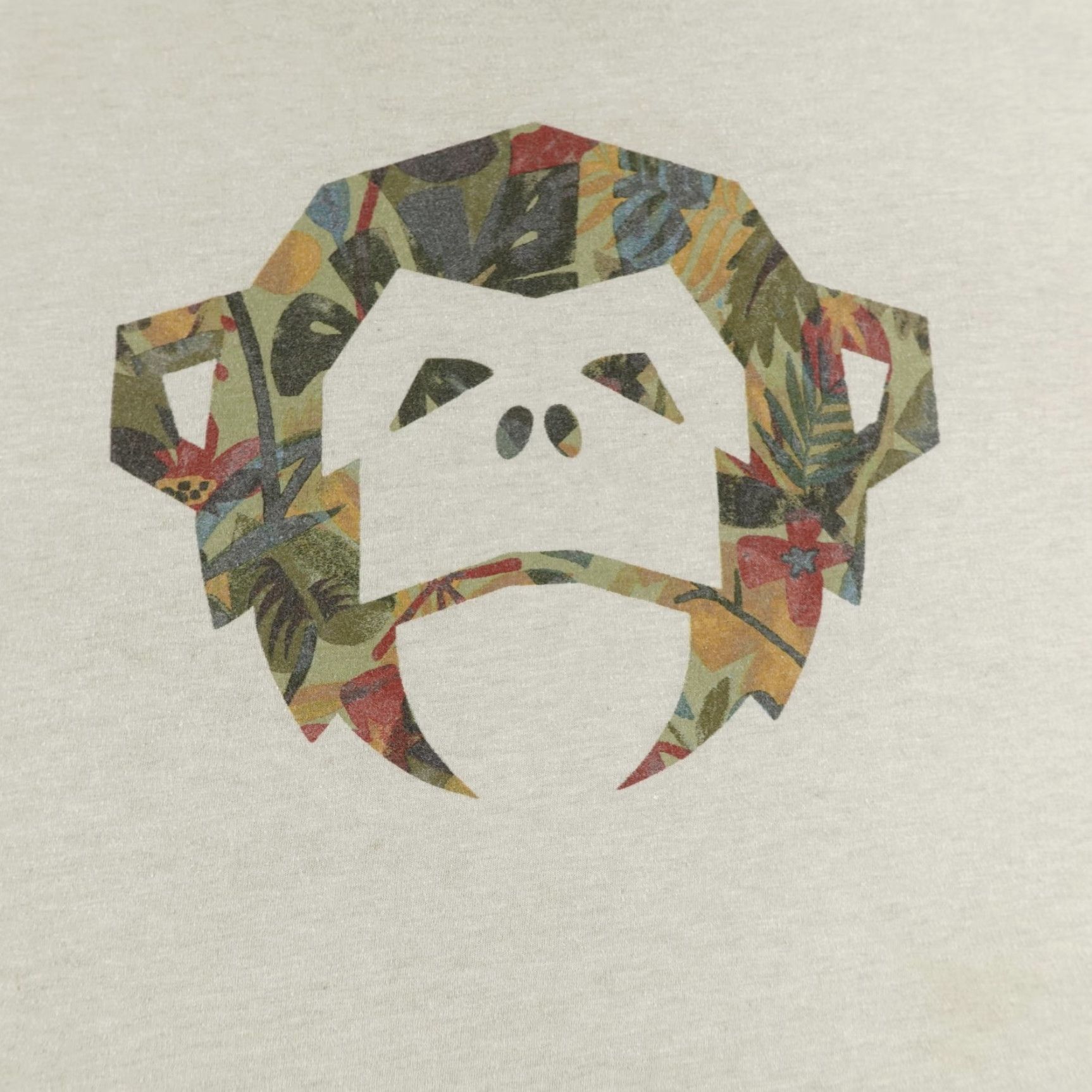 Howler Brothers Howler Brothers Shirt Mens XL Monkey Floral Graphic Tee Short Sleeve Casual Men's Gray Cotton Polyester Crew Neck T-Shirt Size US XL / EU 56 / 4 - 2 Thumbnail