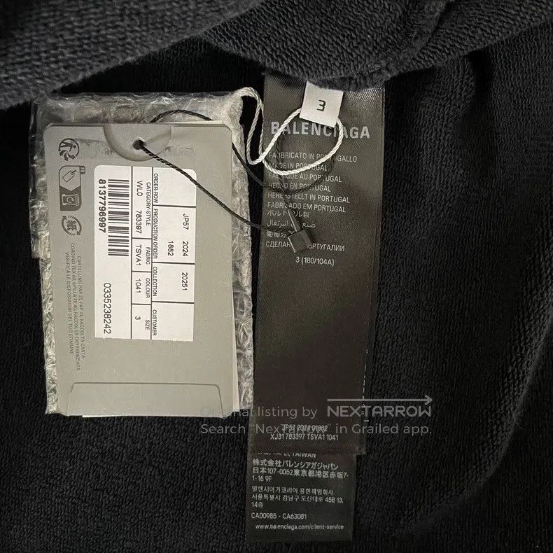 Balenciaga Balenciaga Short Hoodie Size US L / EU 52-54 / 3 - 4 Thumbnail