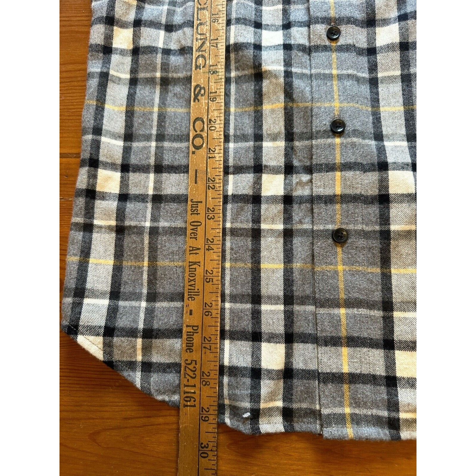 L.L. Bean New LL Bean Flannel Shirt Mens Small Slim Long Sleeve Plaid Size US S / EU 44-46 / 1 - 8 Thumbnail