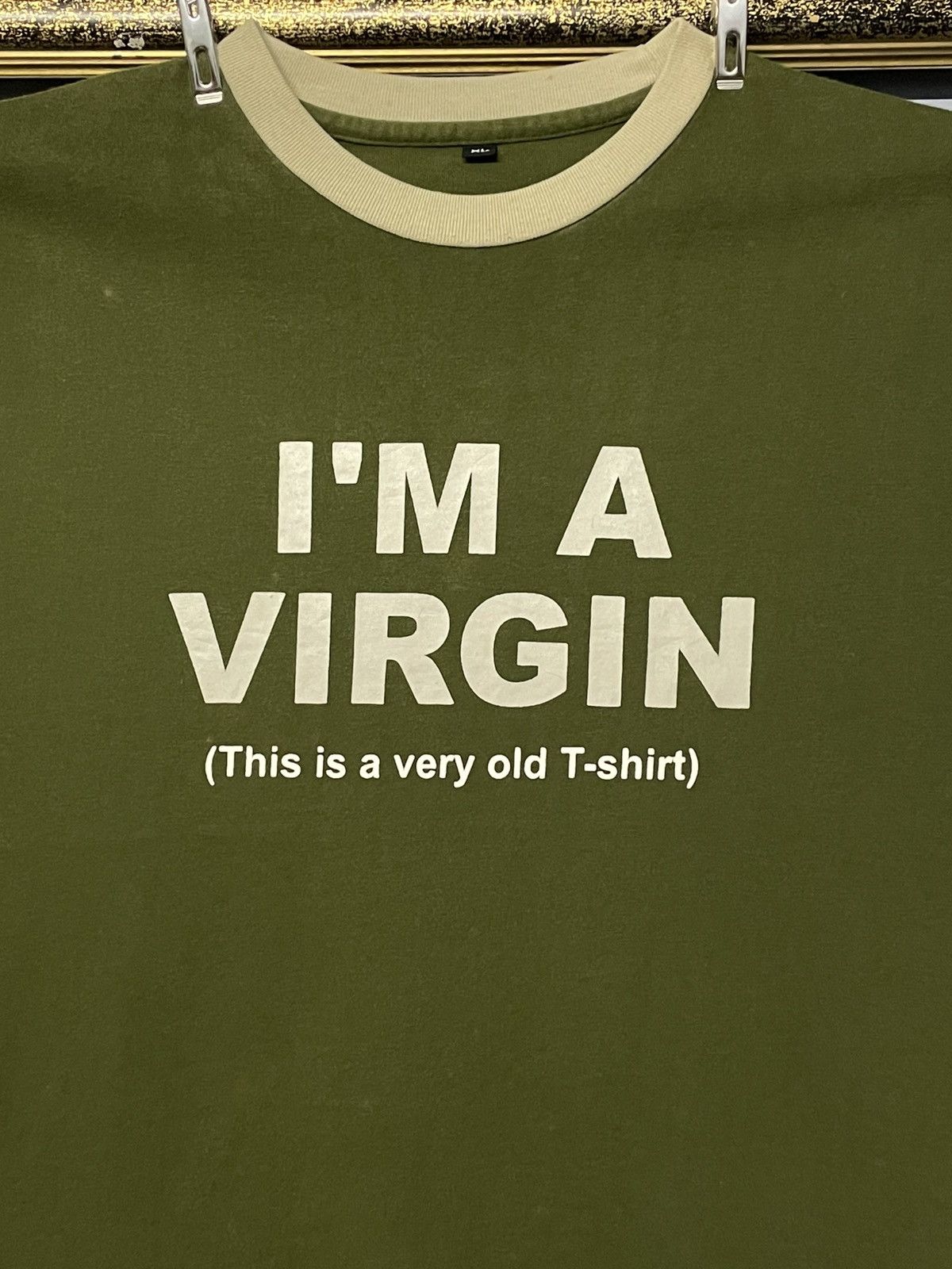 Japanese Brand Vintage Japan Designer Restricted ‘ i’m a virgin ‘ Tshirt Size US S / EU 44-46 / 1 - 3 Thumbnail