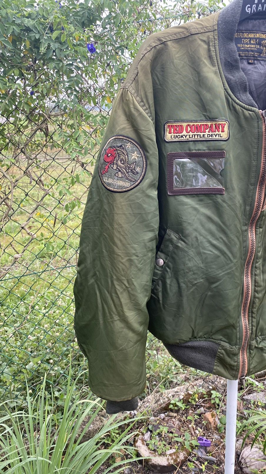 Tedman Vintage Teddy’s Airman Bomber Flight Ma-1 Jacket Size US L / EU 52-54 / 3 - 7 Thumbnail