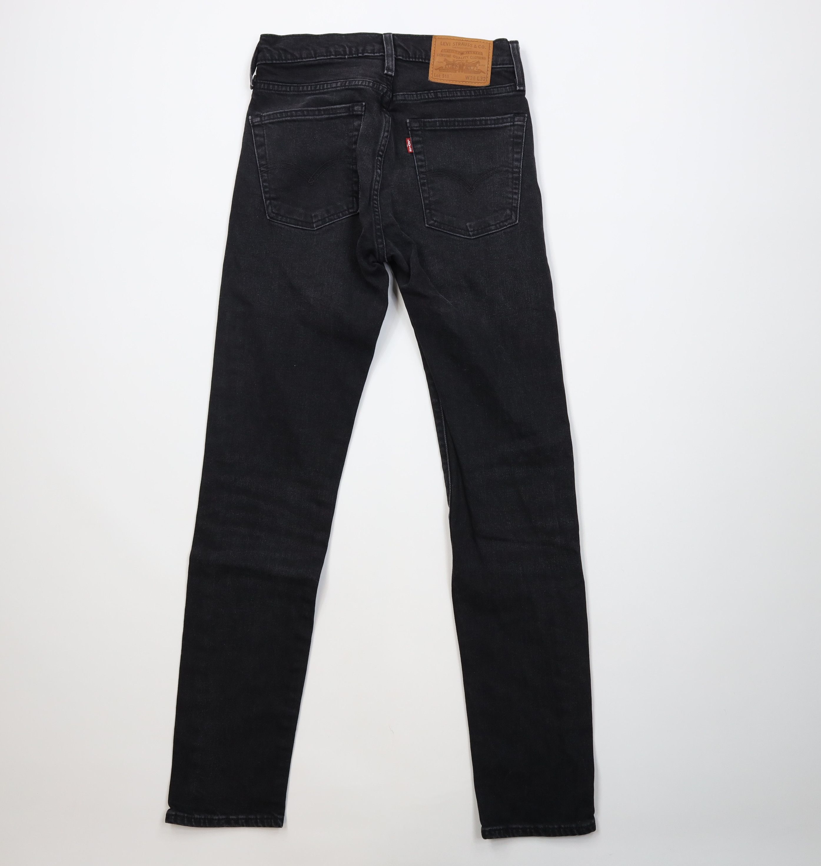 Levi's Vintage Y2K Levis 510 Premium Stretch Skinny Leg Jeans Black Size US 28 / EU 44 - 9 Thumbnail