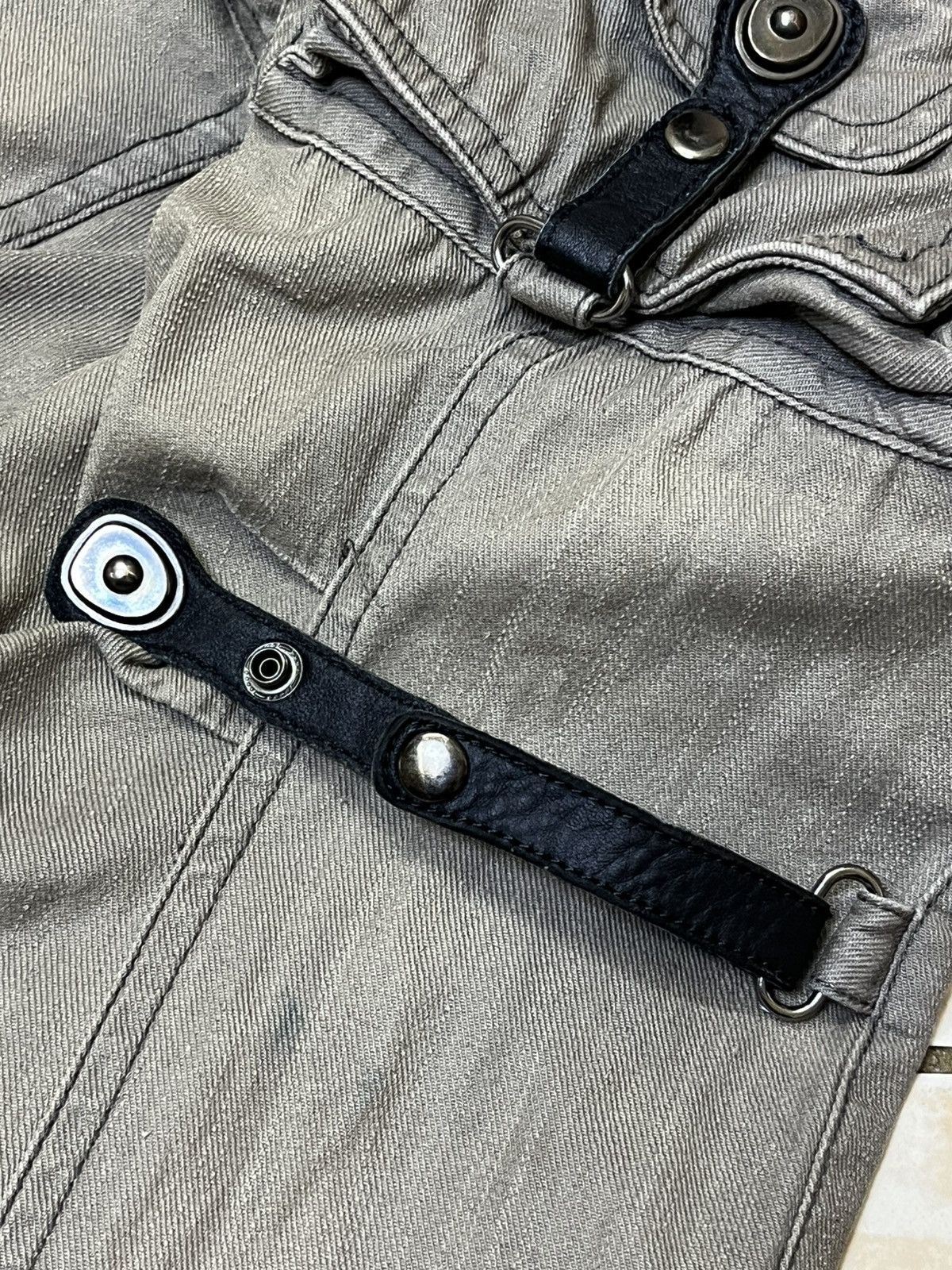 Tornado Mart SICK🔥VINTAGE TORNADO MART JAPAN BONDAGE STRAP FLARE PANT Size US 30 / EU 46 - 10 Thumbnail