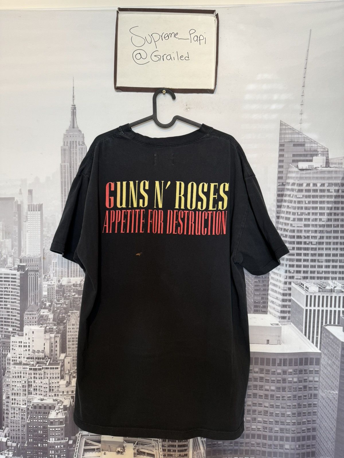 Fear of God 🔥Fear of God Collection 2 Guns N Roses Boxy Tee Black SZ M Size US M / EU 48-50 / 2 - 7 Thumbnail