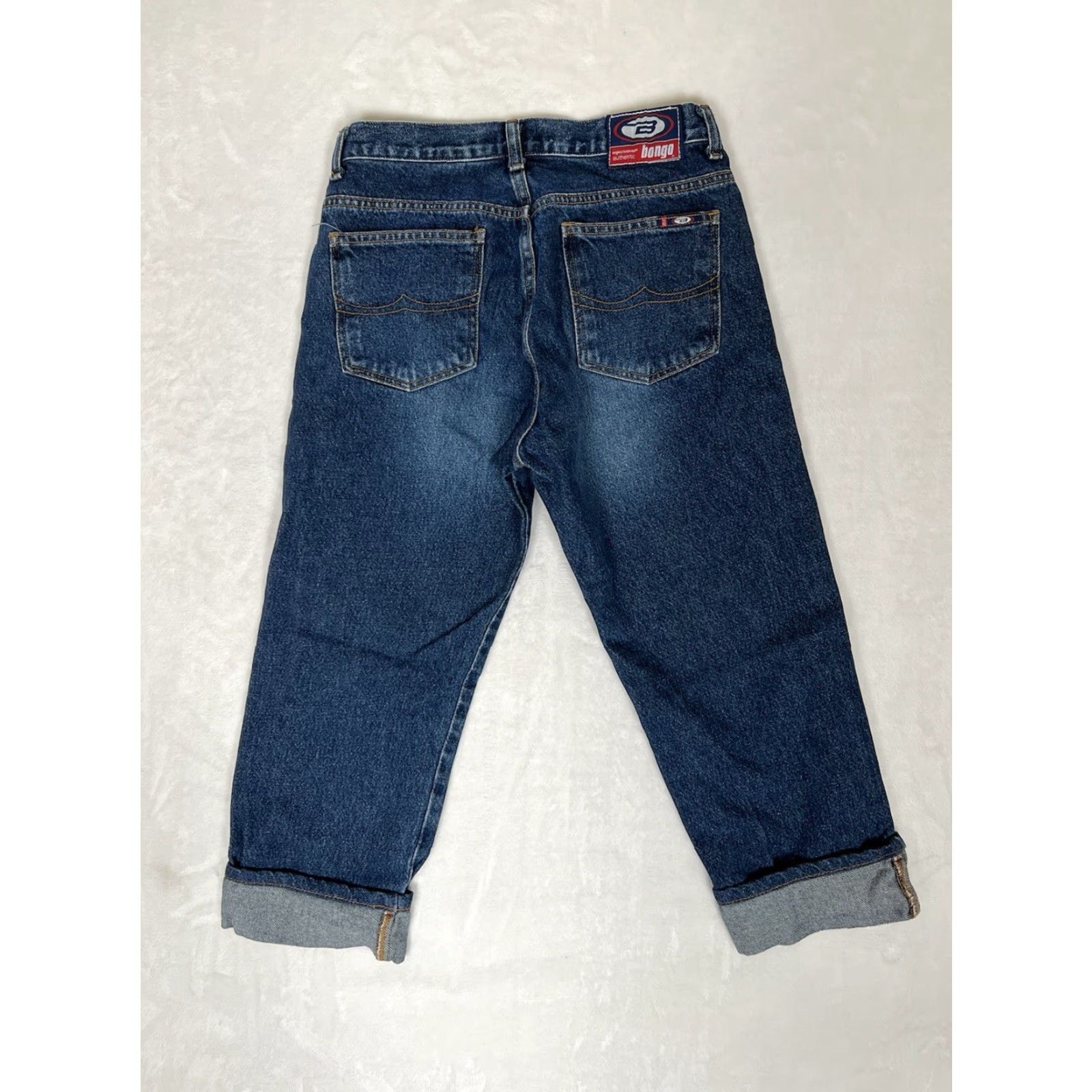 Vintage VINTAGE Bongo Capris Jeans Denim Size 30 Waist 21in Studded Blue Y2K Women Size 30" / US 8 / IT 44 - 6 Thumbnail