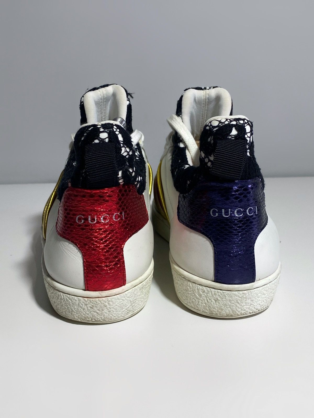 Gucci Gucci Women’s Ace Leather Trainers Size US 7 / IT 37 - 5 Thumbnail