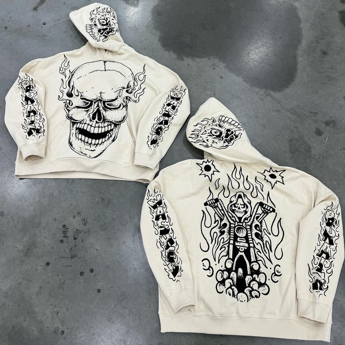 Designer × Japanese Brand Brainwashed Biker Hoodie Size US XL / EU 56 / 4 - 1 Thumbnail