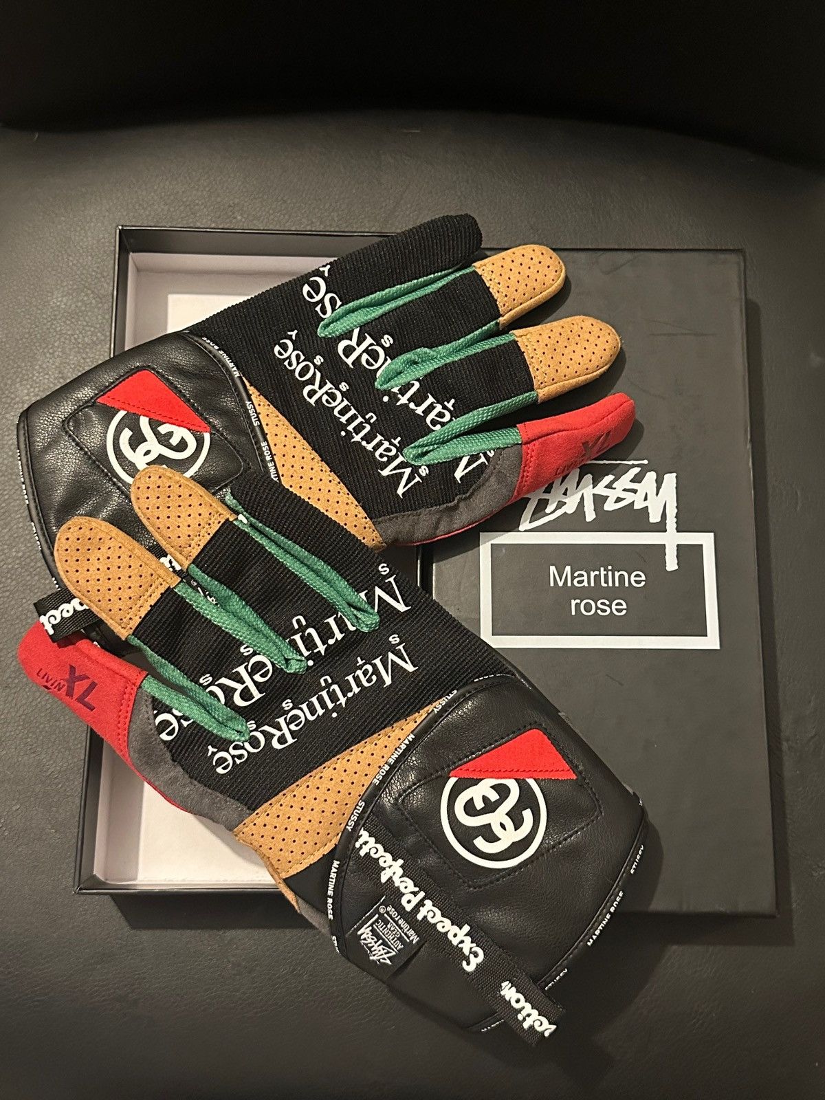 MARTINE ROSE & stussy DRIVING GLOVES（Stussy x Martine Rose