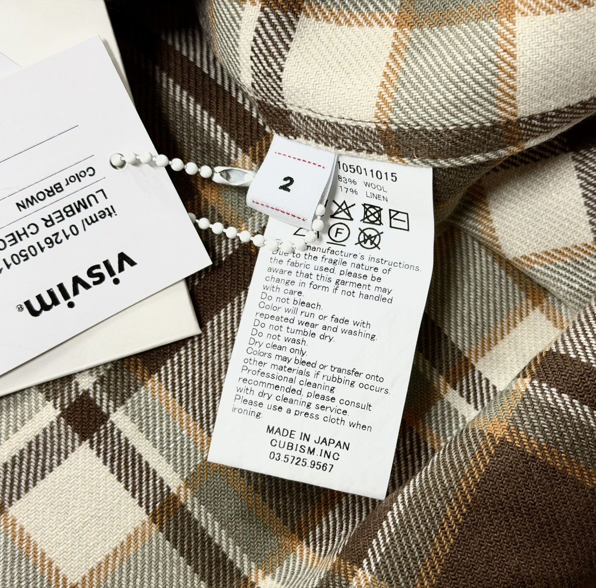 Visvim Visvim 26ss Lumber Check L/S Size US M / EU 48-50 / 2 - 11 Thumbnail