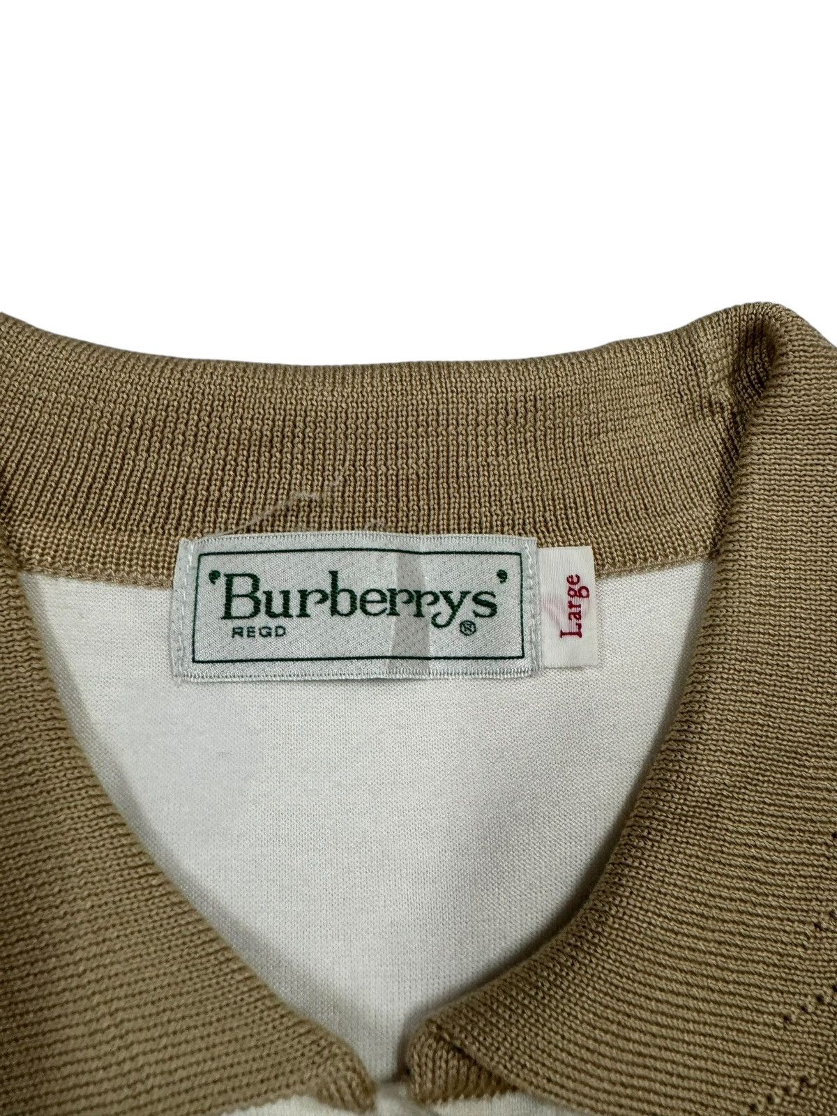 Burberry × Vintage Vtg🔥Burberrys Petite Golf Polo Shirt Size US L / EU 52-54 / 3 - 11 Thumbnail