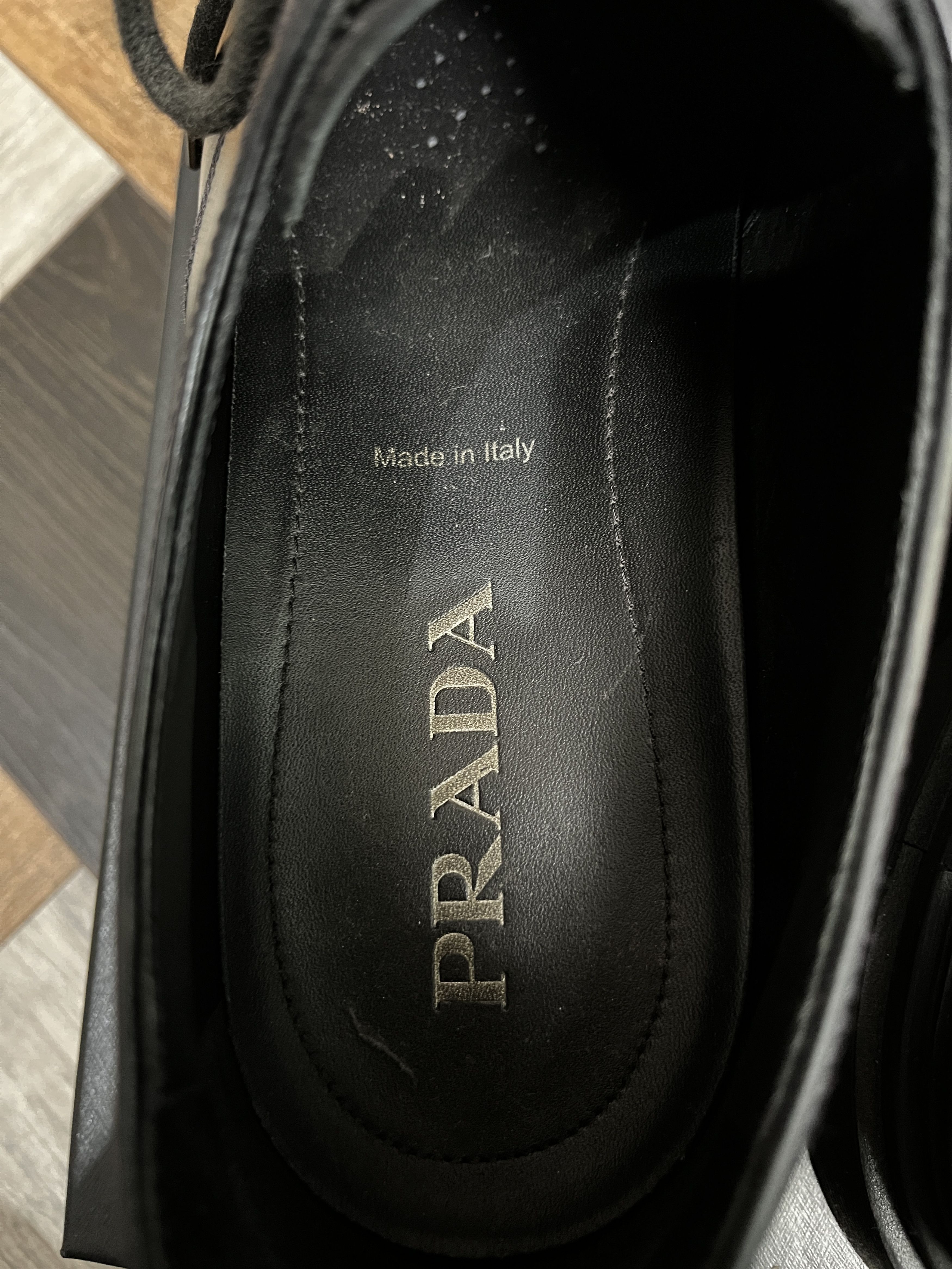 Prada Derby Leather Shoes Size US 10 / EU 43 - 6 Thumbnail