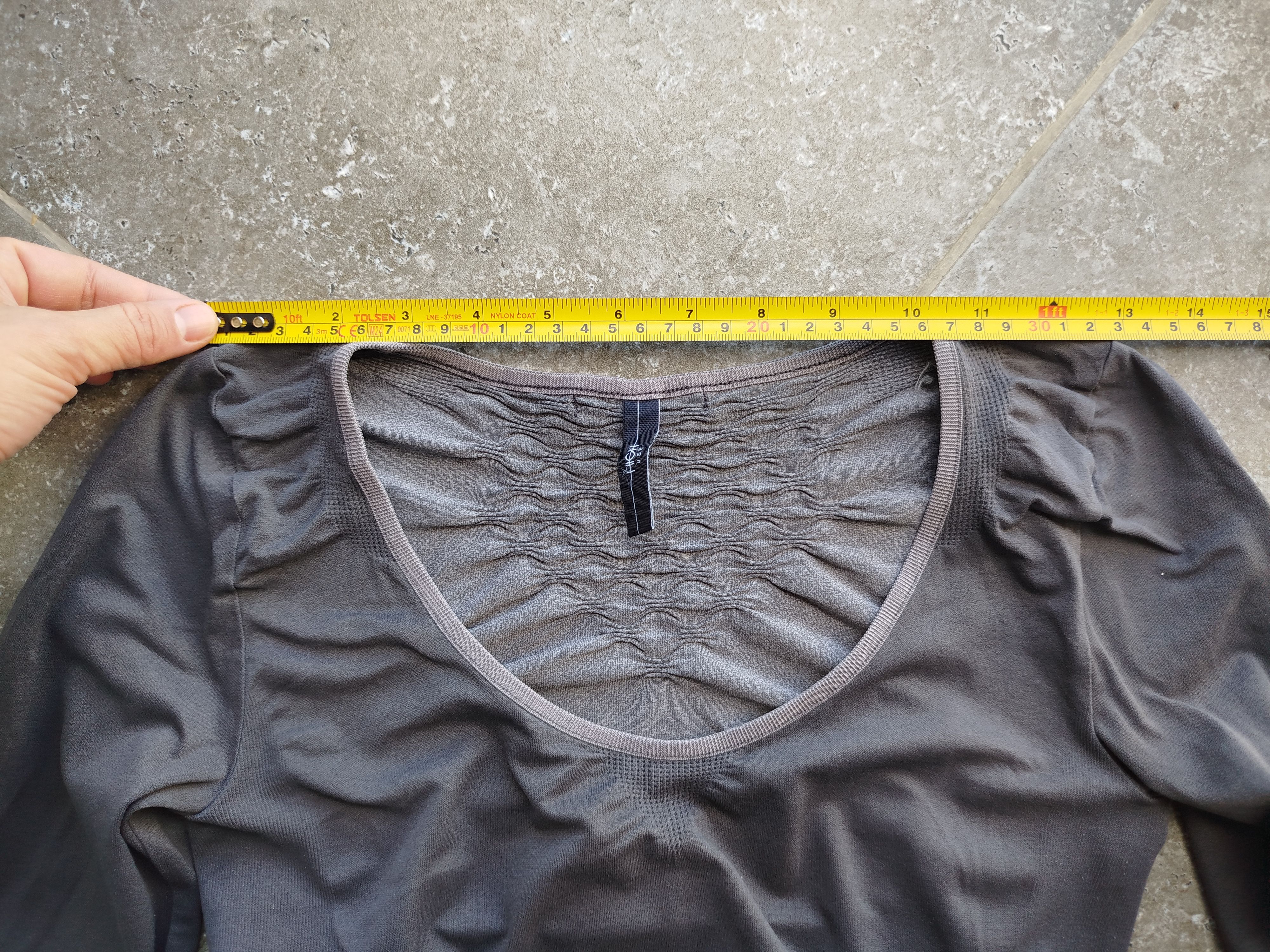Marithe + Francois Girbaud High Use Claire Campbell Top Stretch Jersey Gray Size M / US 6-8 / IT 42-44 - 11 Thumbnail