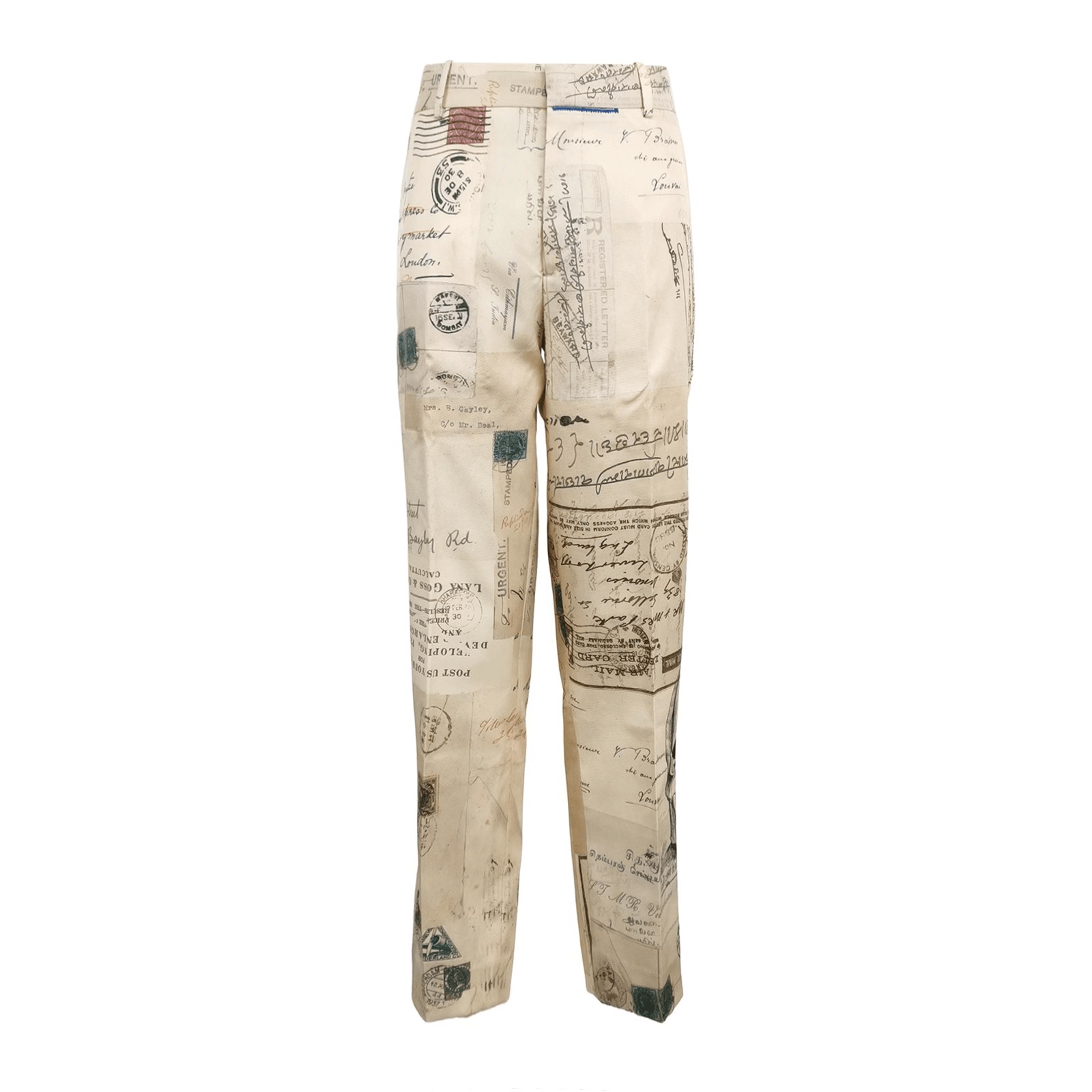 Alexander McQueen Alexander McQueen Animal World Silk Print Trousers Size US 30 / EU 46 - 1 Thumbnail