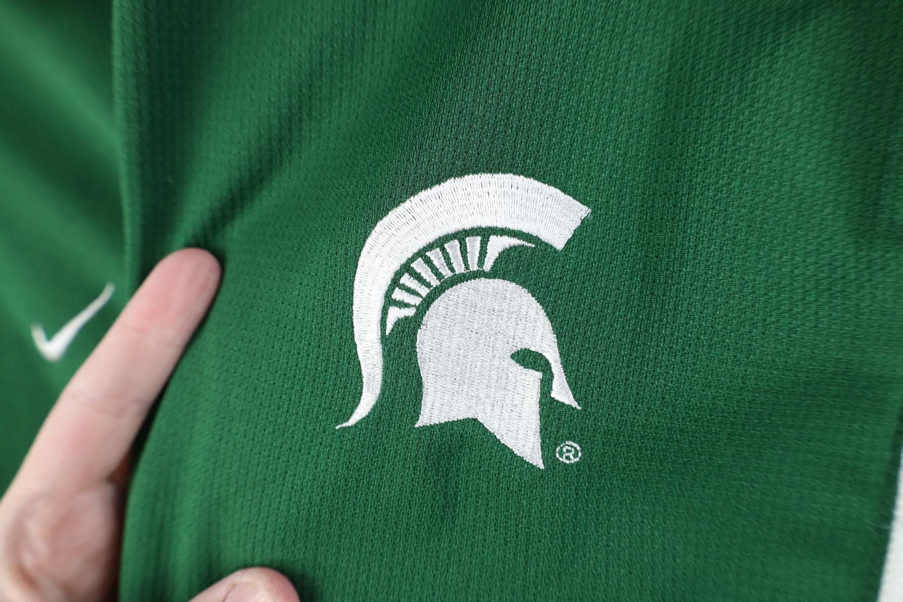 Nike Vintage Nike Swoosh Michigan State University Zip Jacket Size US M / EU 48-50 / 2 - 4 Thumbnail