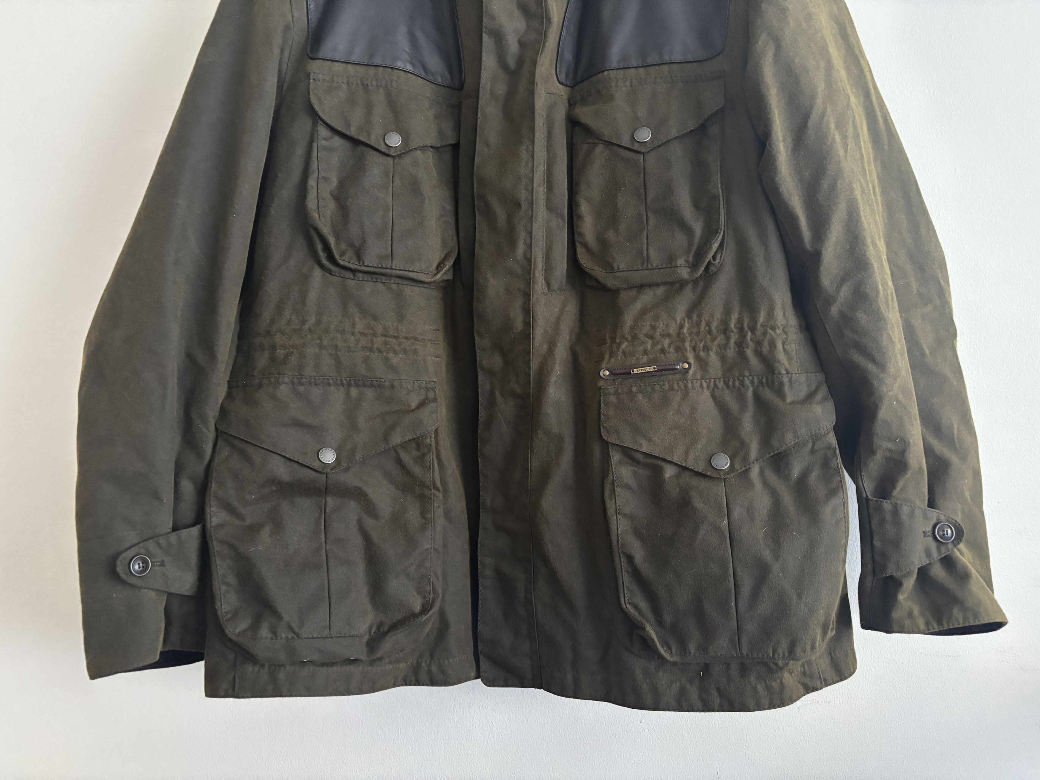 Barbour $1100 Supa Corbridge Waxed Cotton Jacket,Pile Lining L- XL Size US XL / EU 56 / 4 - 12 Thumbnail
