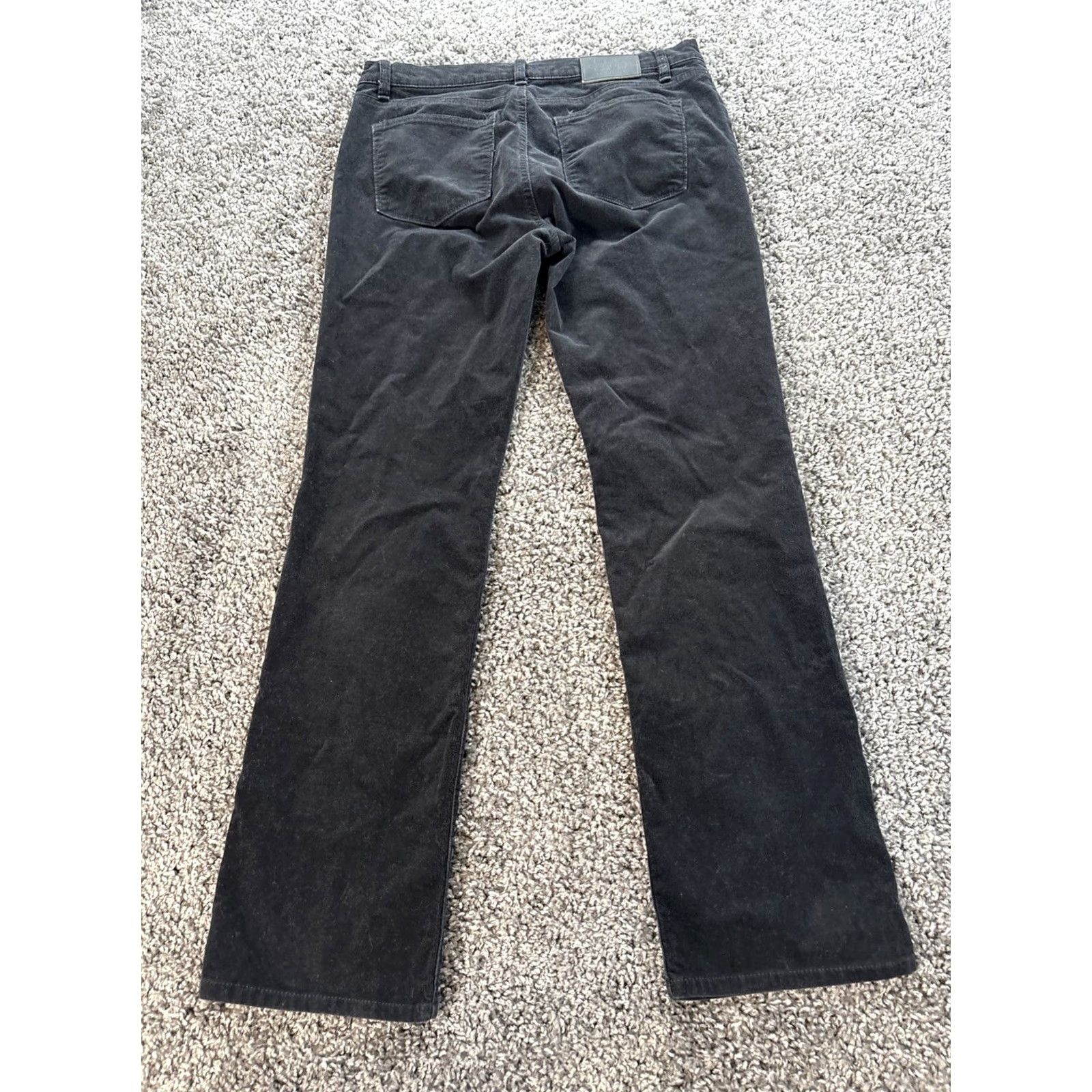 Ralph Lauren VINTAGE Lauren Ralph Lauren Pants Womens 32x31 Black Corduroy Bootcut Chino Cotton Flare Y2K Womens Size 24" / US 00 / IT 34 - 7 Thumbnail