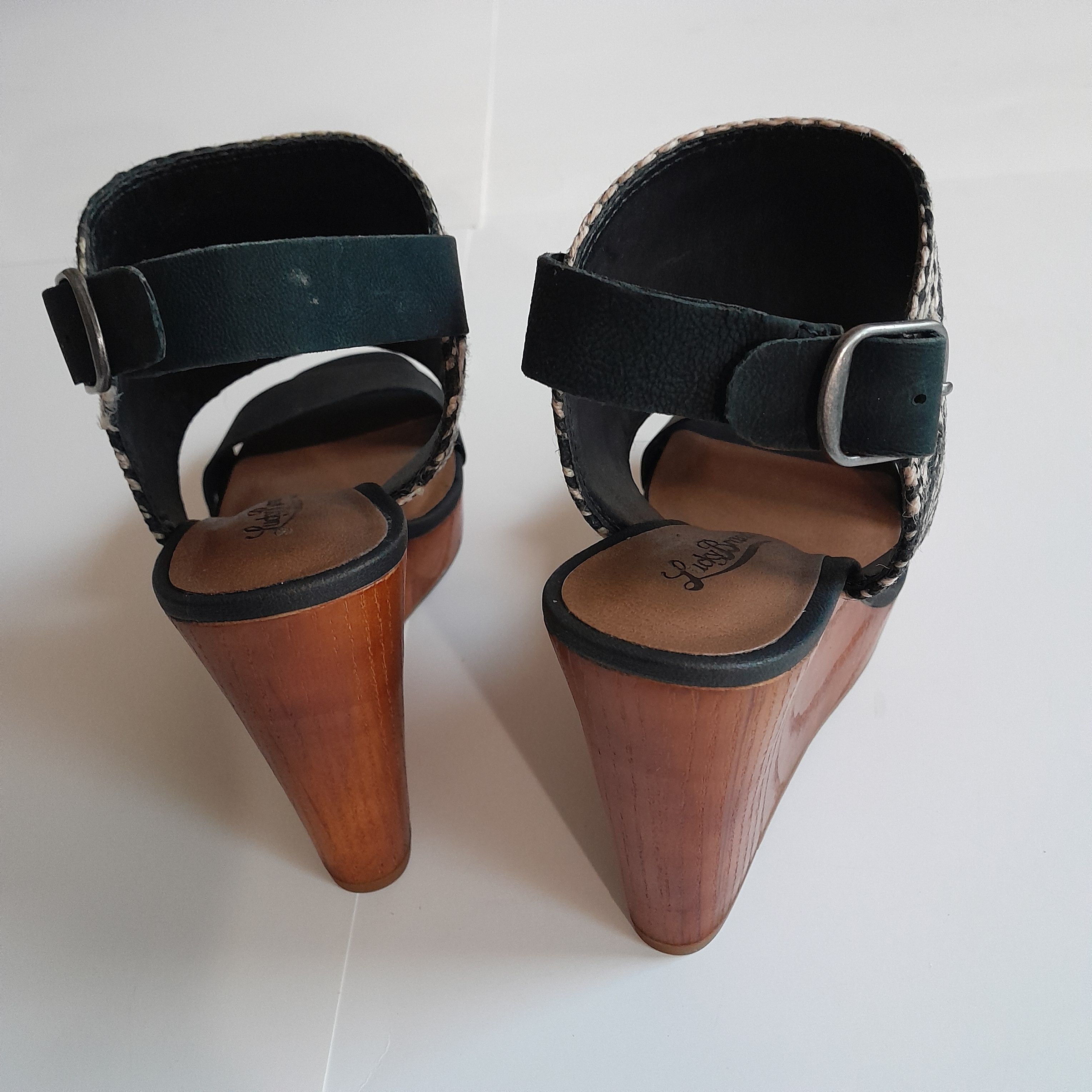Lucky Brand Lucky Brand Women Mika Chunky Wood Platform Size 8.5M Size US 8.5 / IT 38.5 - 2 Thumbnail