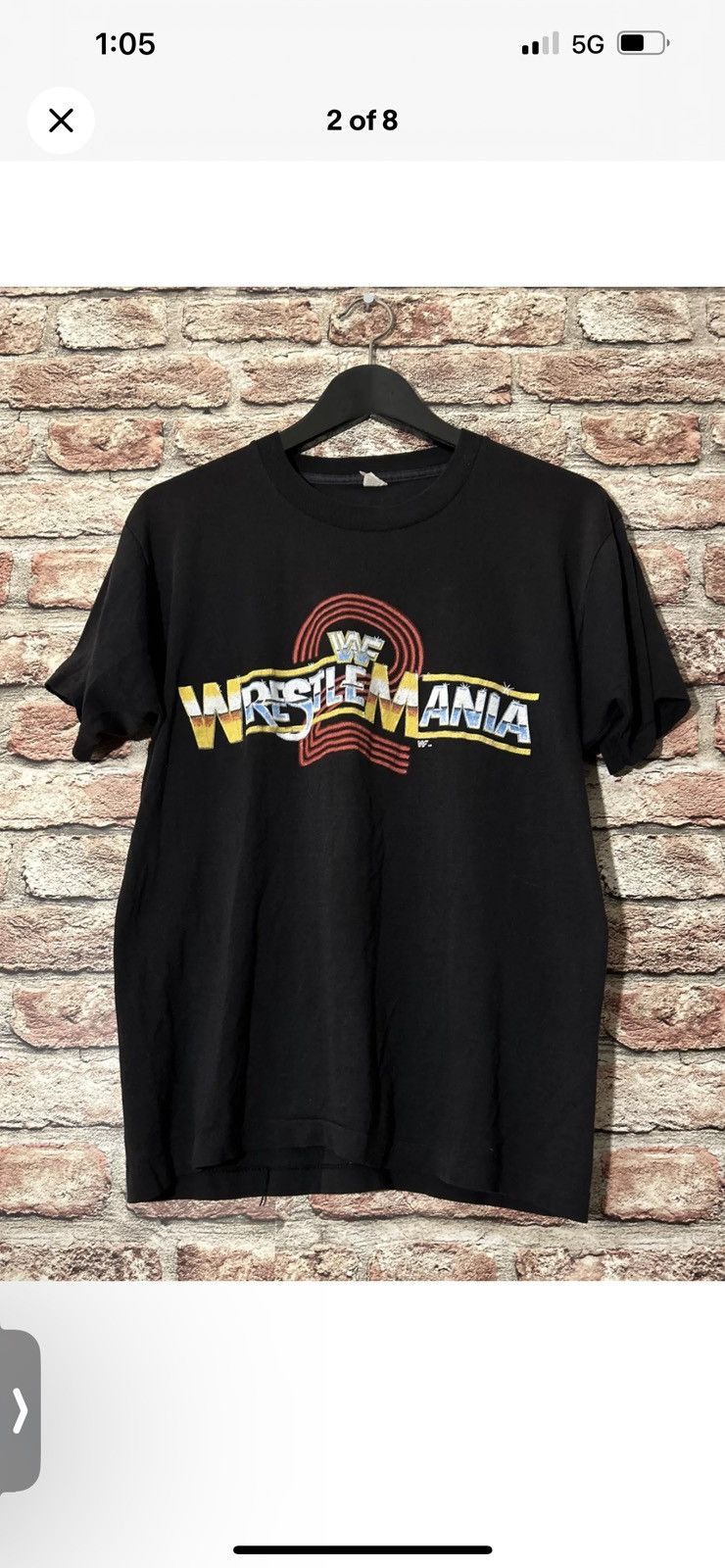 Other Vintage WWF WrestleMania 2 Tee Size US S / EU 44-46 / 1 - 2 Thumbnail