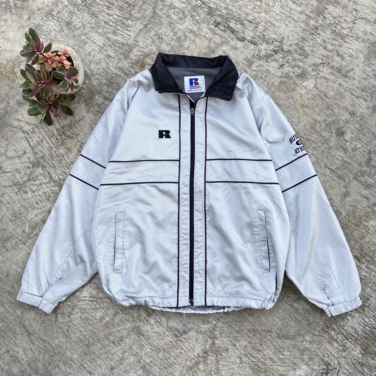 Russell Athletic × Vintage Russell Athletic Windbreak Jacket Size US M / EU 48-50 / 2 - 1 Thumbnail