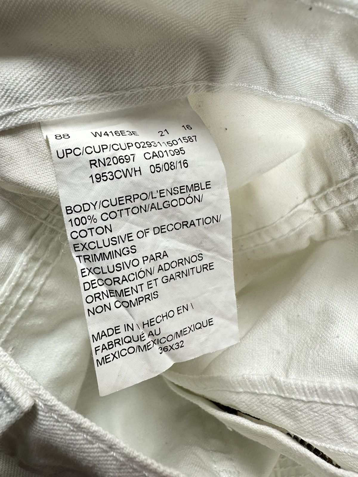 Dickies Vintage Dickies Baggy USA Carpenter White Work Pants Size US 36 / EU 52 - 7 Thumbnail