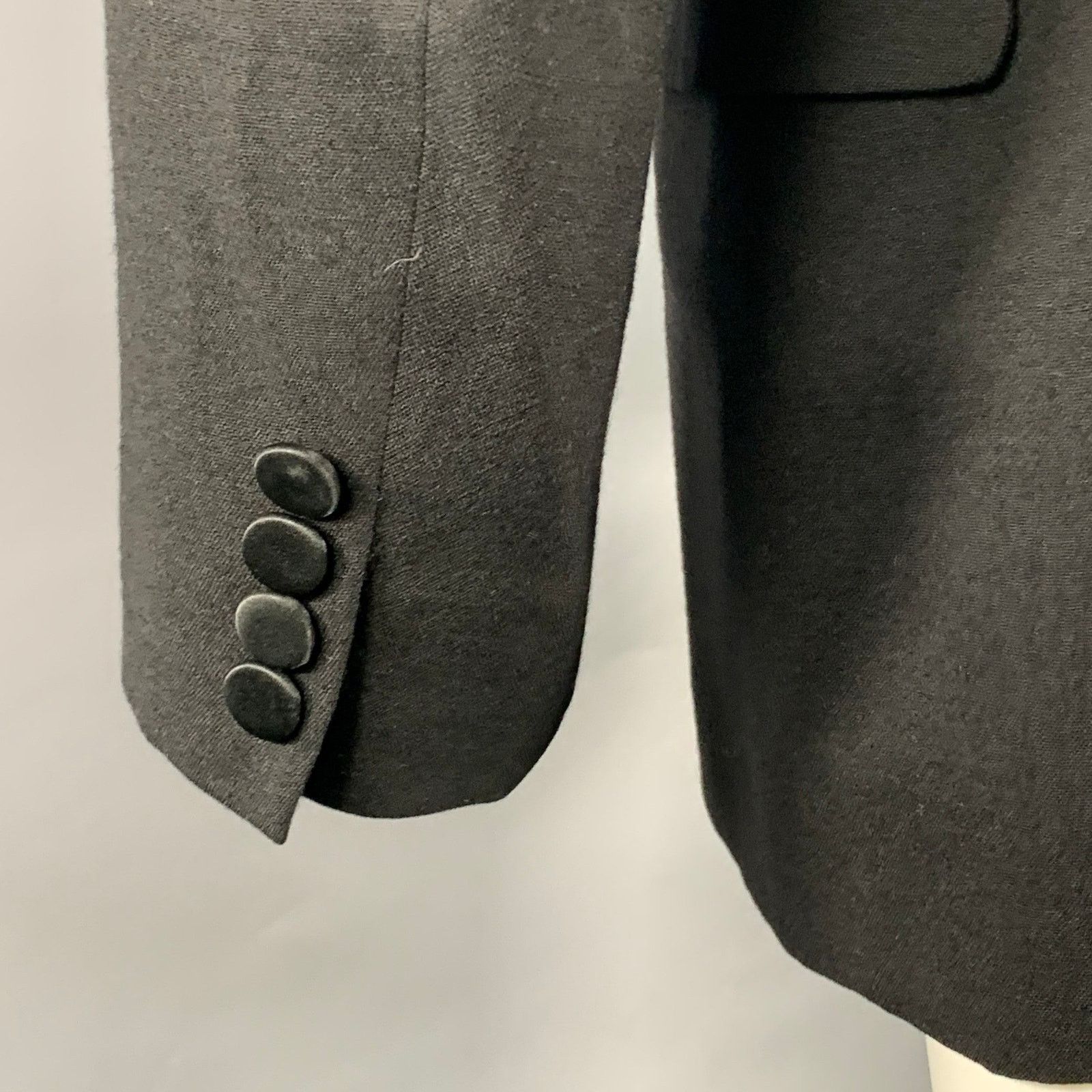 Paul Stuart PAUL STUART Size 40 Breasted Peak Lapel Tuxedo Sport Coat Size 40R - 5 Thumbnail
