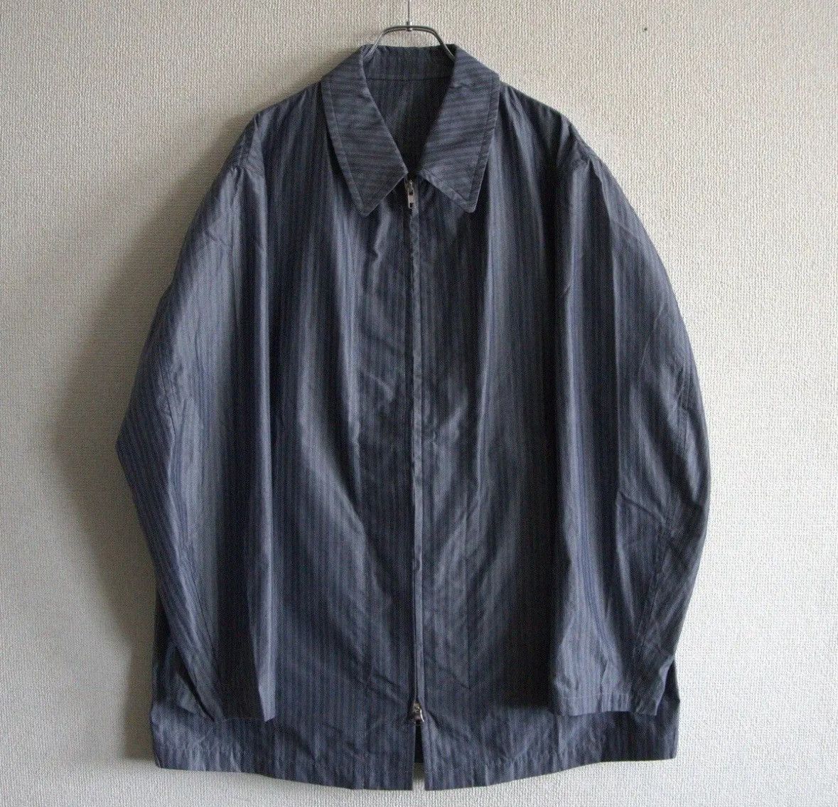 Yohji Yamamoto Yohji Yamamoto 1990s Striped Zipper Jacket Size US L / EU 52-54 / 3 - 1 Thumbnail