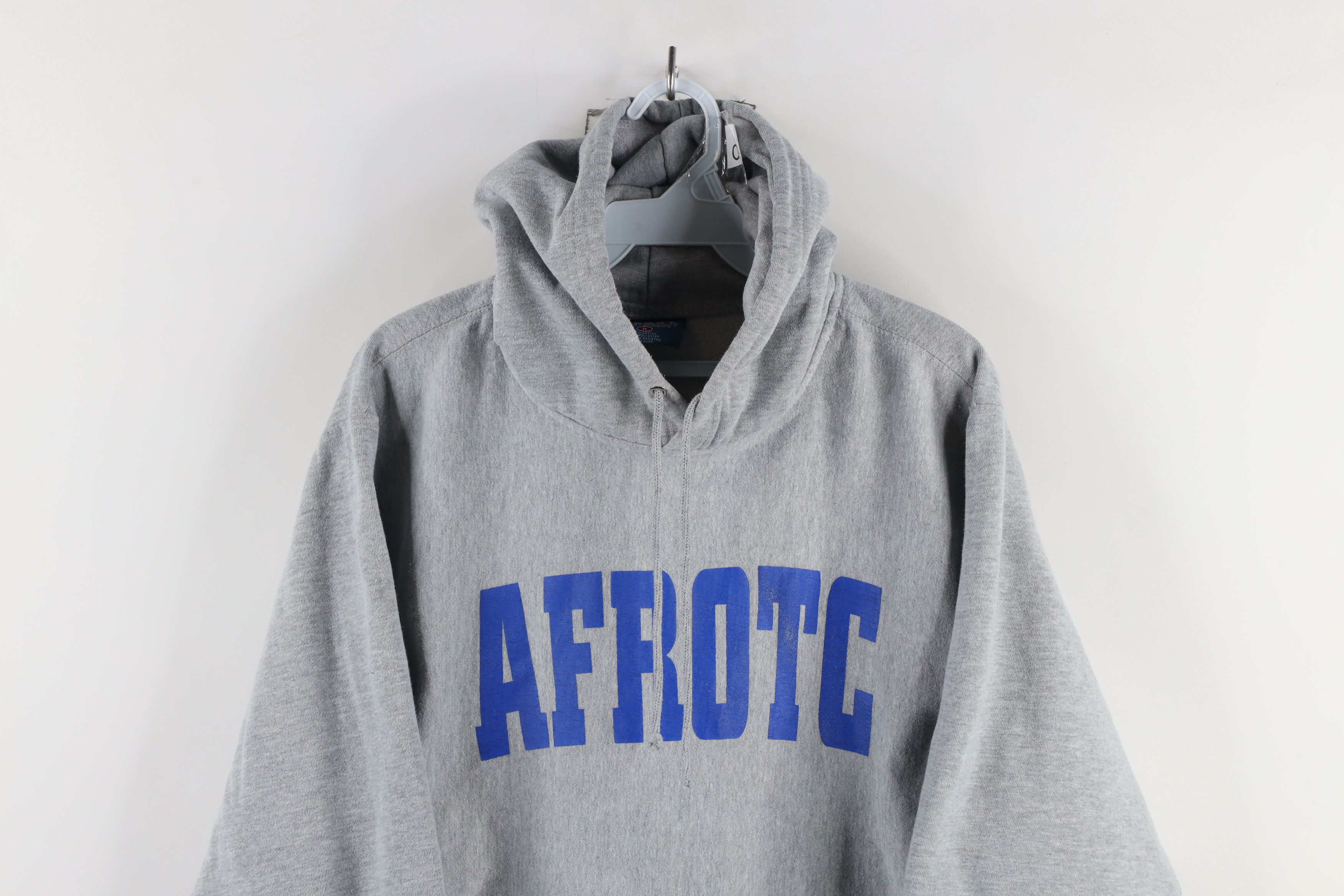 Vintage Vintage 90s Reverse Force ROTC Military Hoodie Sweatshirt Size US M / EU 48-50 / 2 - 2 Thumbnail