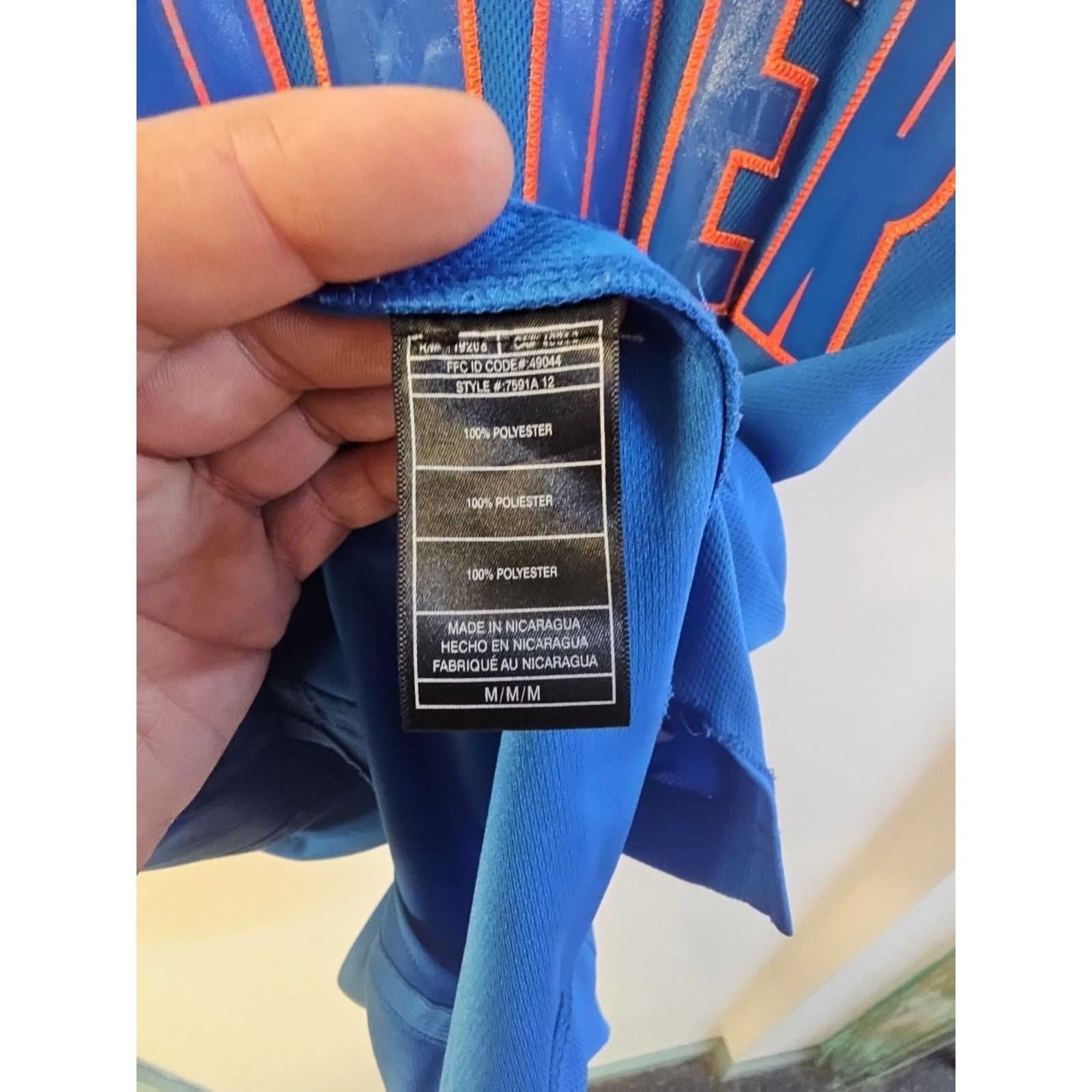 Adidas Russell Westbrook 2012 Christmas Jersey Men M OKC Thunder Size US M / EU 48-50 / 2 - 7 Thumbnail