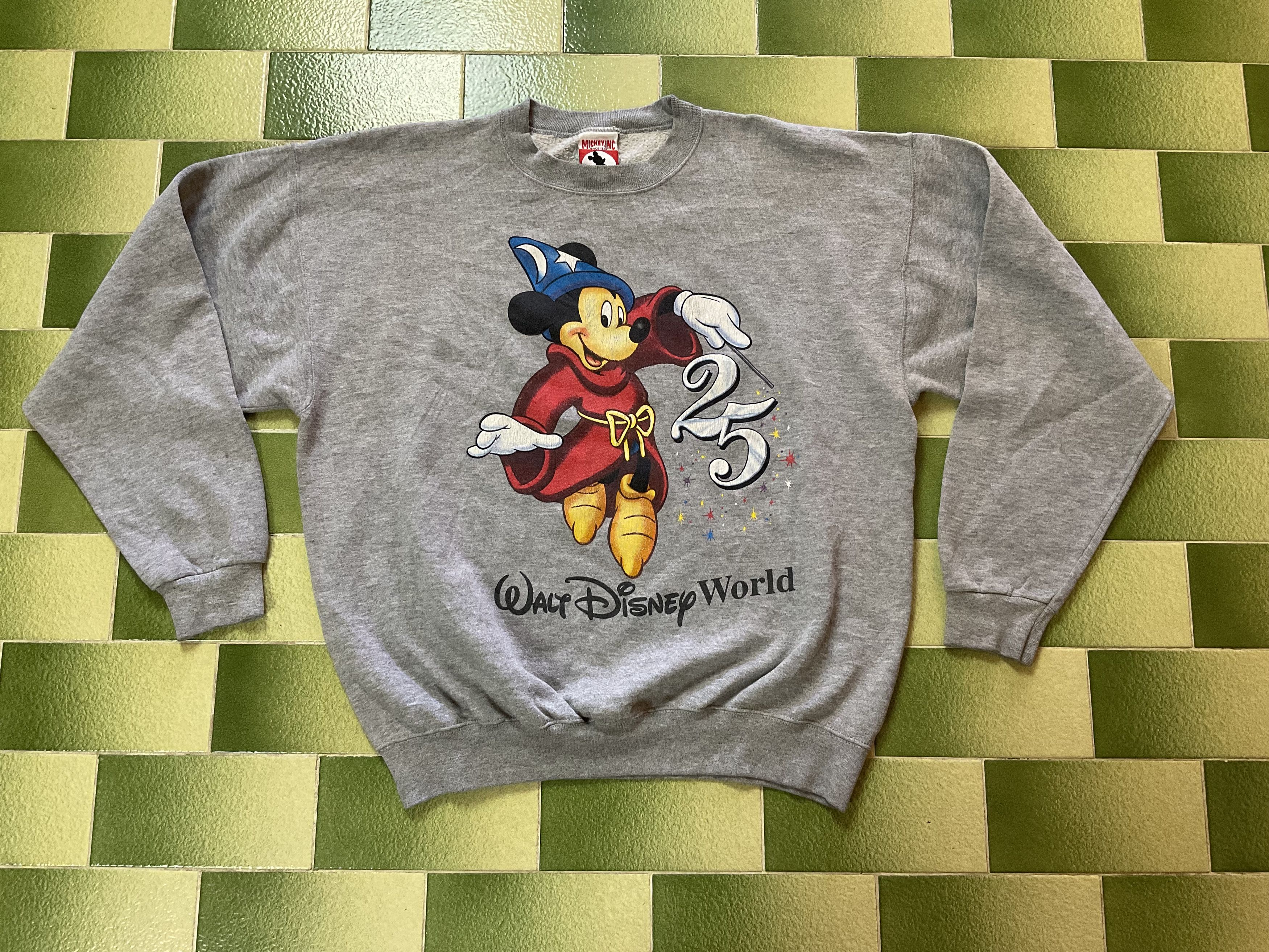 Disney Vintage 90s Disney Anniversary Mickey Mouse Two Sweatshirt Size US XL / EU 56 / 4 - 3 Thumbnail