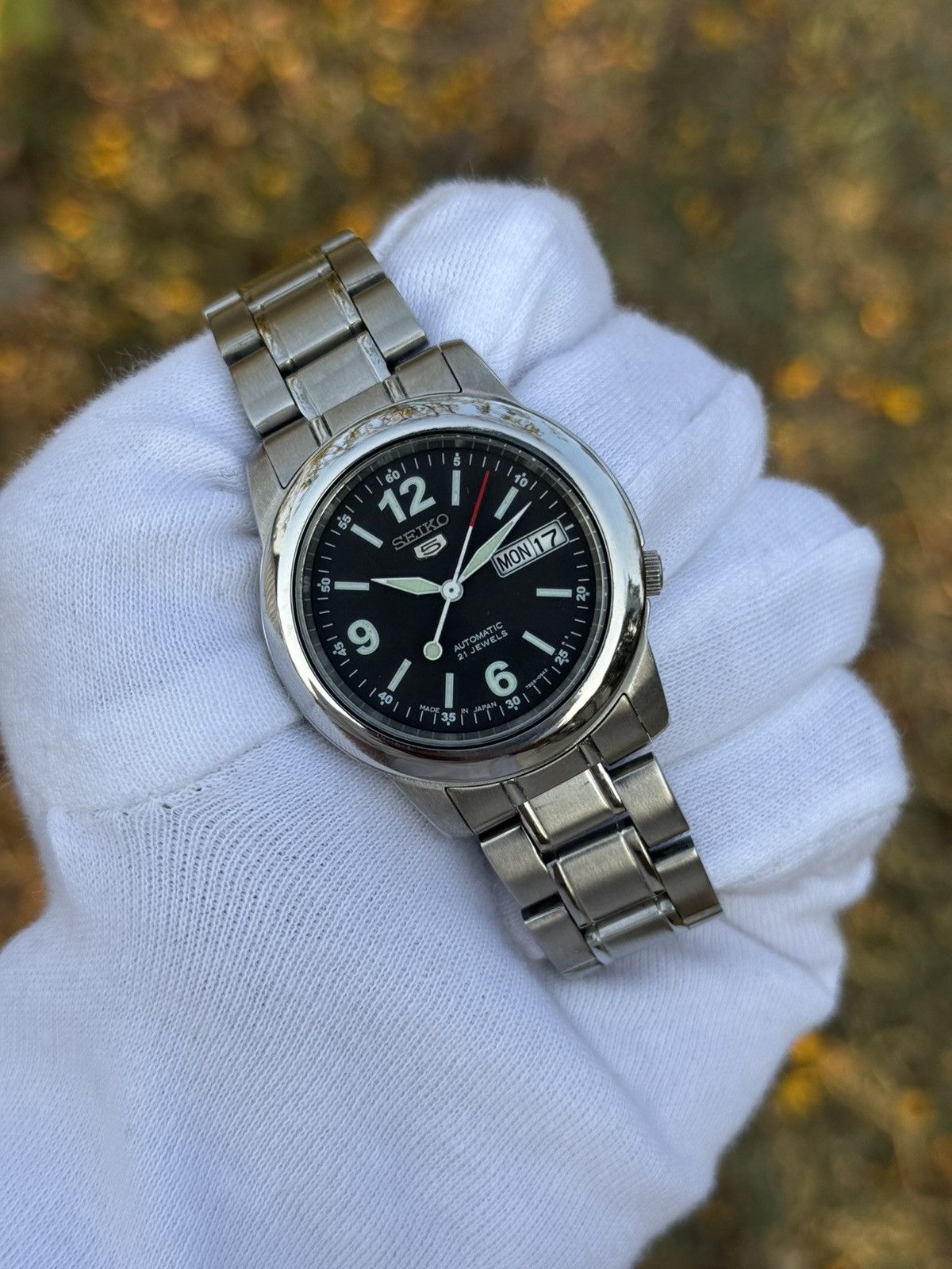 Seiko Vintage jumbo Seiko 5 Automatic 7s26 ,japan Made wrist Watch Size 36 - 13 Thumbnail