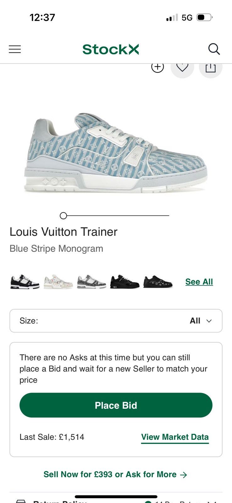 Louis Vuitton LOUIS VUITTON men sneakers MARKED SIZE UK 7 know your LV fit Size US 8.5 / EU 41-42 - 24 Thumbnail