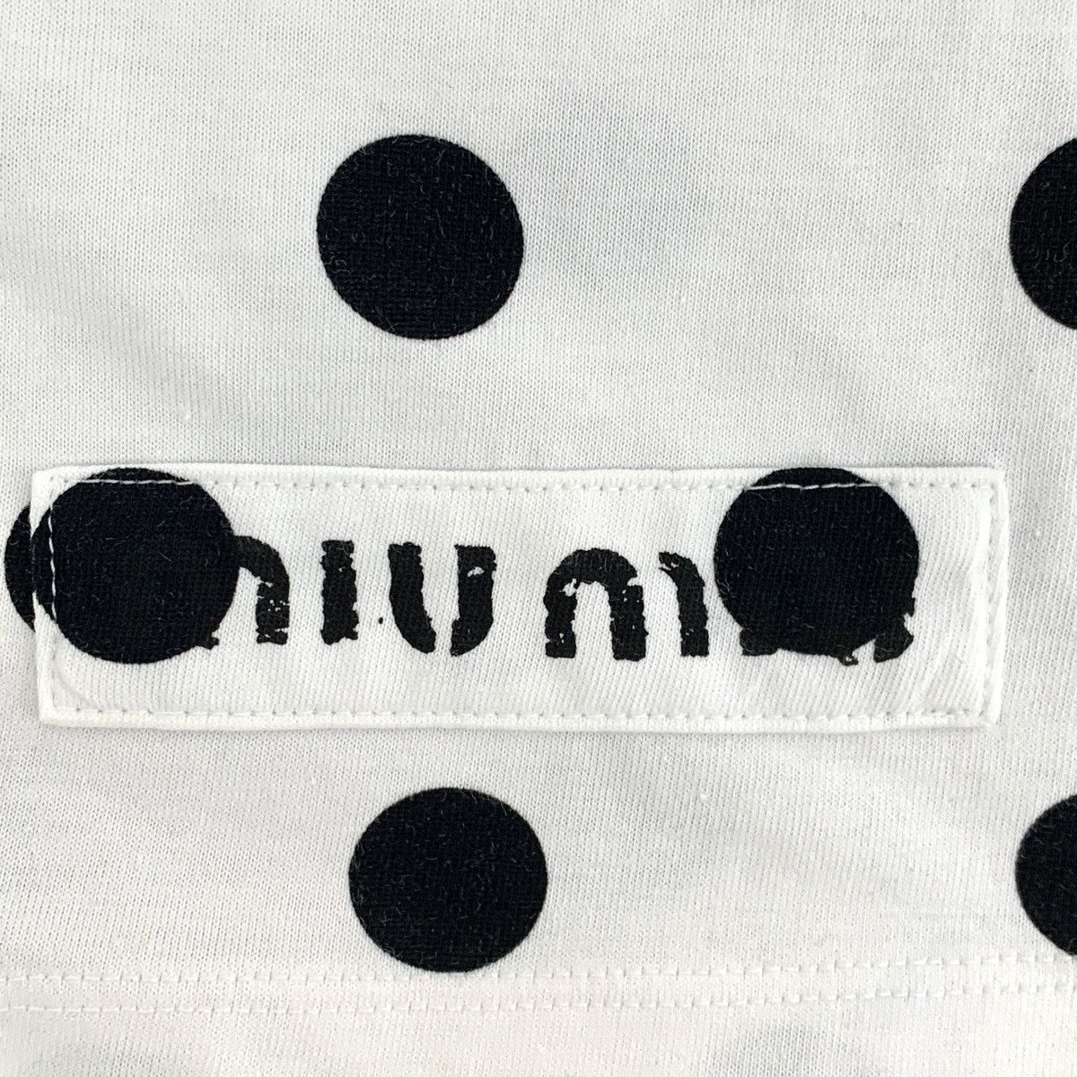 Miu Miu Miu Miu Peter Pan Collar Short Sleeve T-shirt K26WX Size XS / US 0-2 / IT 36-38 - 5 Thumbnail