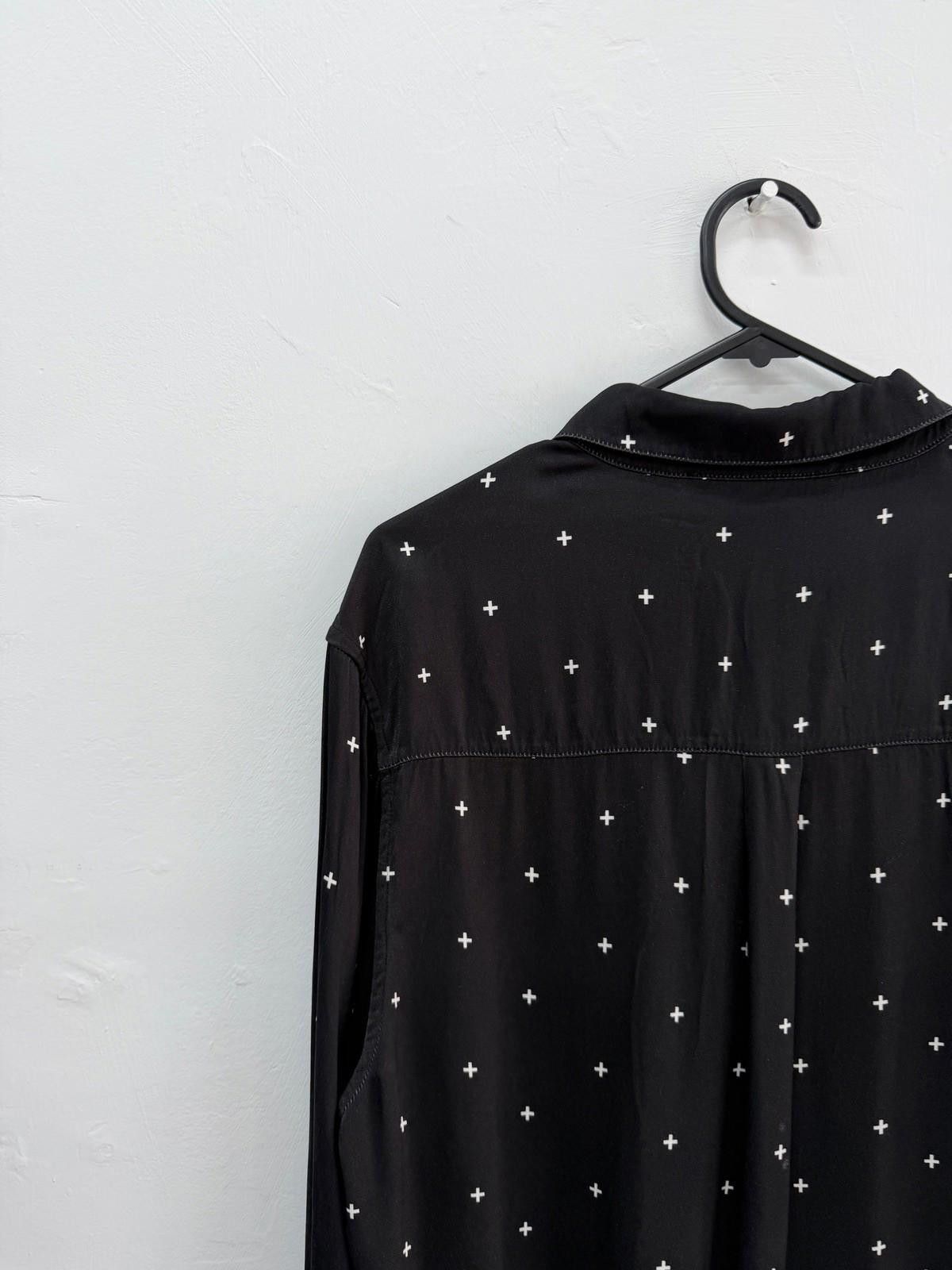 Ksubi new ksubi medium m long sleeve resort shirt cross black Size US M / EU 48-50 / 2 - 6 Thumbnail