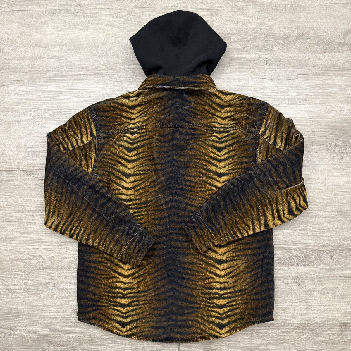 Supreme Supreme Quilted Lined Hooded Velvet Shirt Size US S / EU 44-46 / 1 - 8 Thumbnail