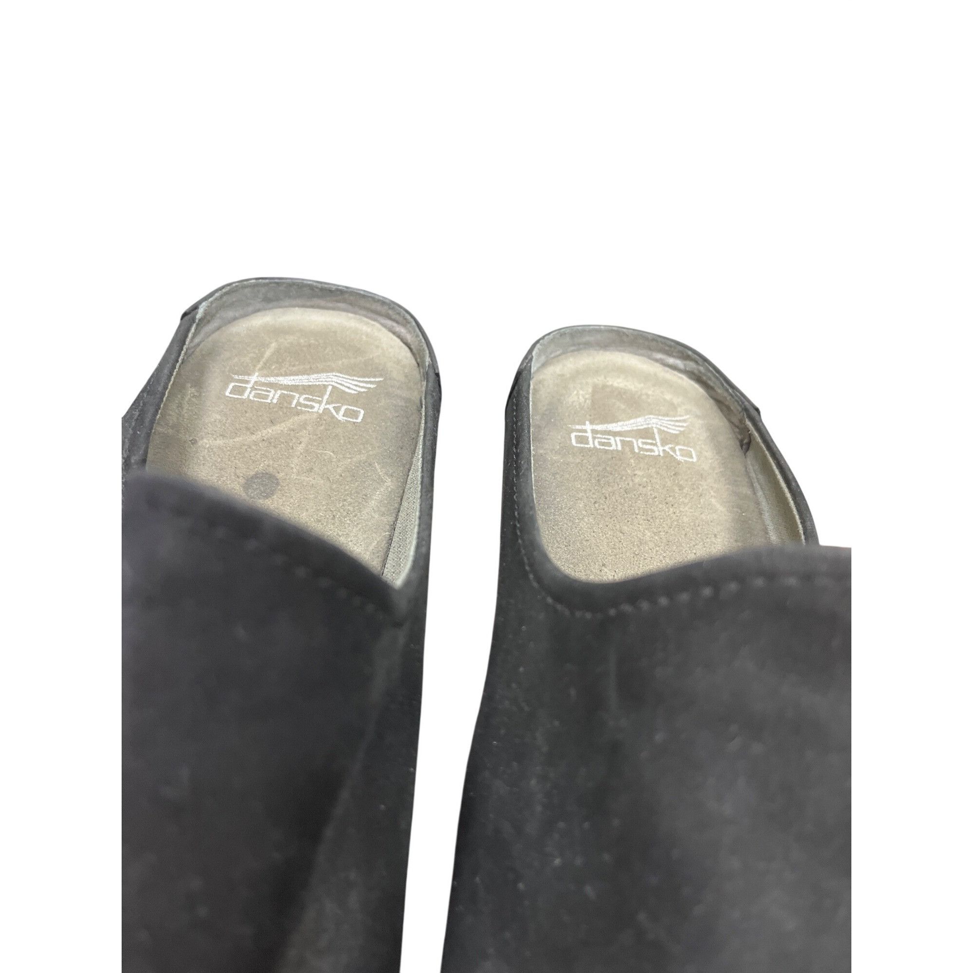 Dansko Dansko wms black leather slip on sandals mules clogs size 10 Size US 10.5 / IT 40.5 - 11 Thumbnail