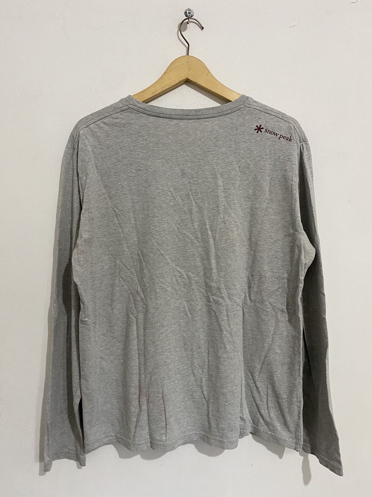 Japanese Brand Snow peak logo longsleeve Size US L / EU 52-54 / 3 - 3 Thumbnail