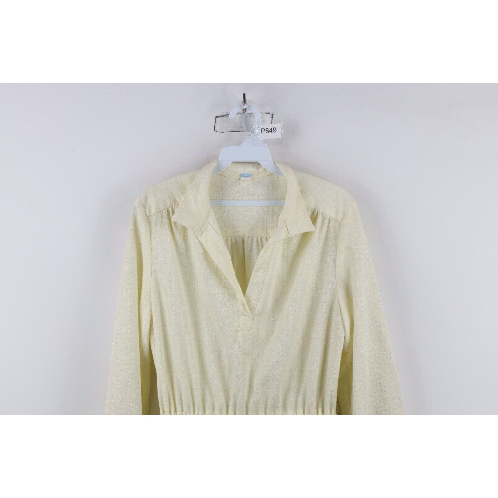 Vintage Vintage 60s 70s Mid Century Modern MCM Long Sleeve Dress Size XXL / US 16-18 / IT 52-54 - 2 Thumbnail