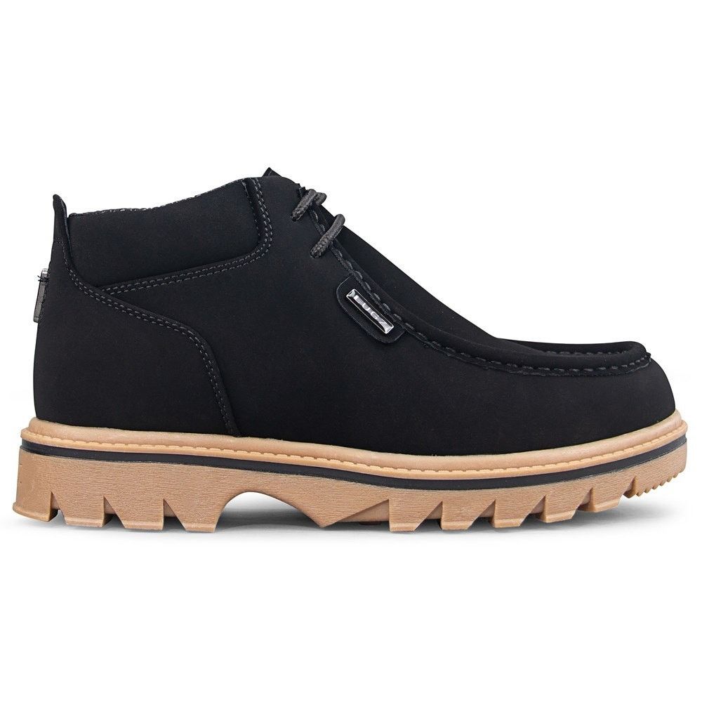 Lugz LUGZ Black Fringe Nubuck Chukka Lace Up Boots 13 Size US 13 / EU 46 - 2 Thumbnail